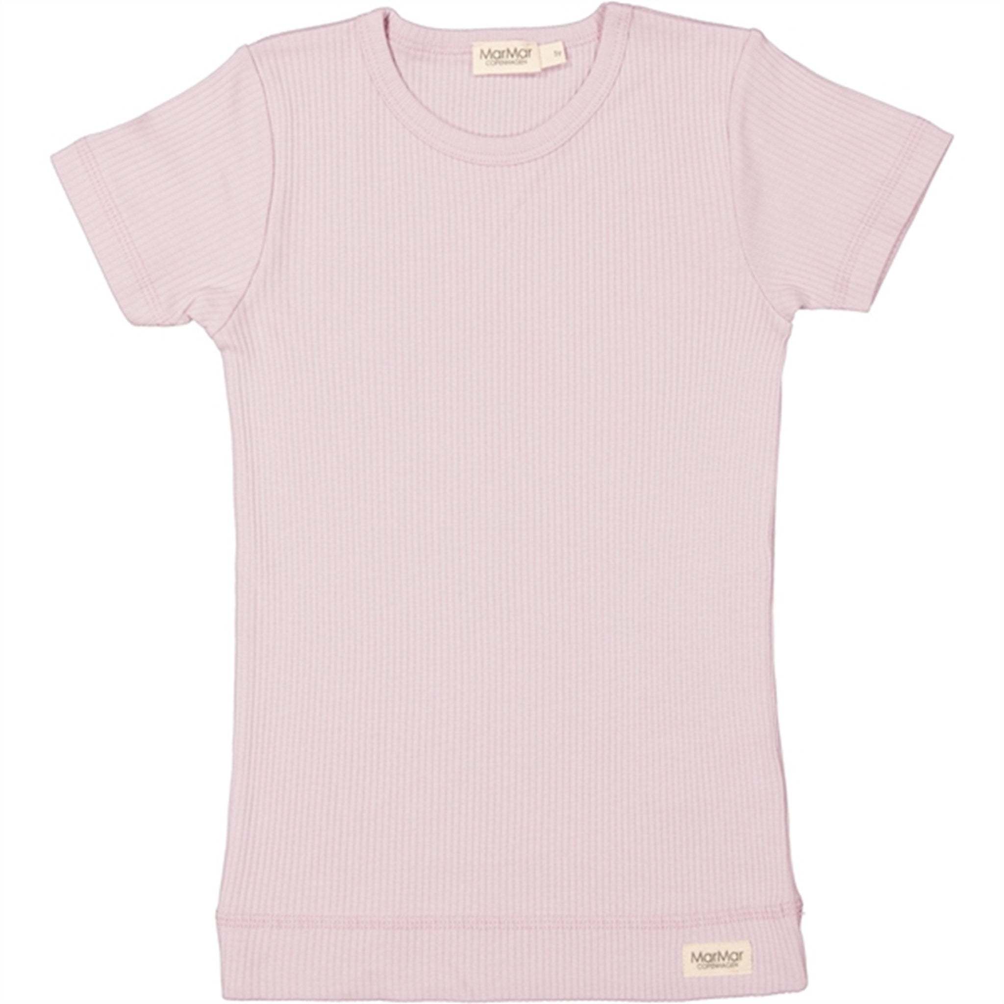 MarMar Modal Lilac Bloom Plain T-shirt - Str. 9 år/134 cm