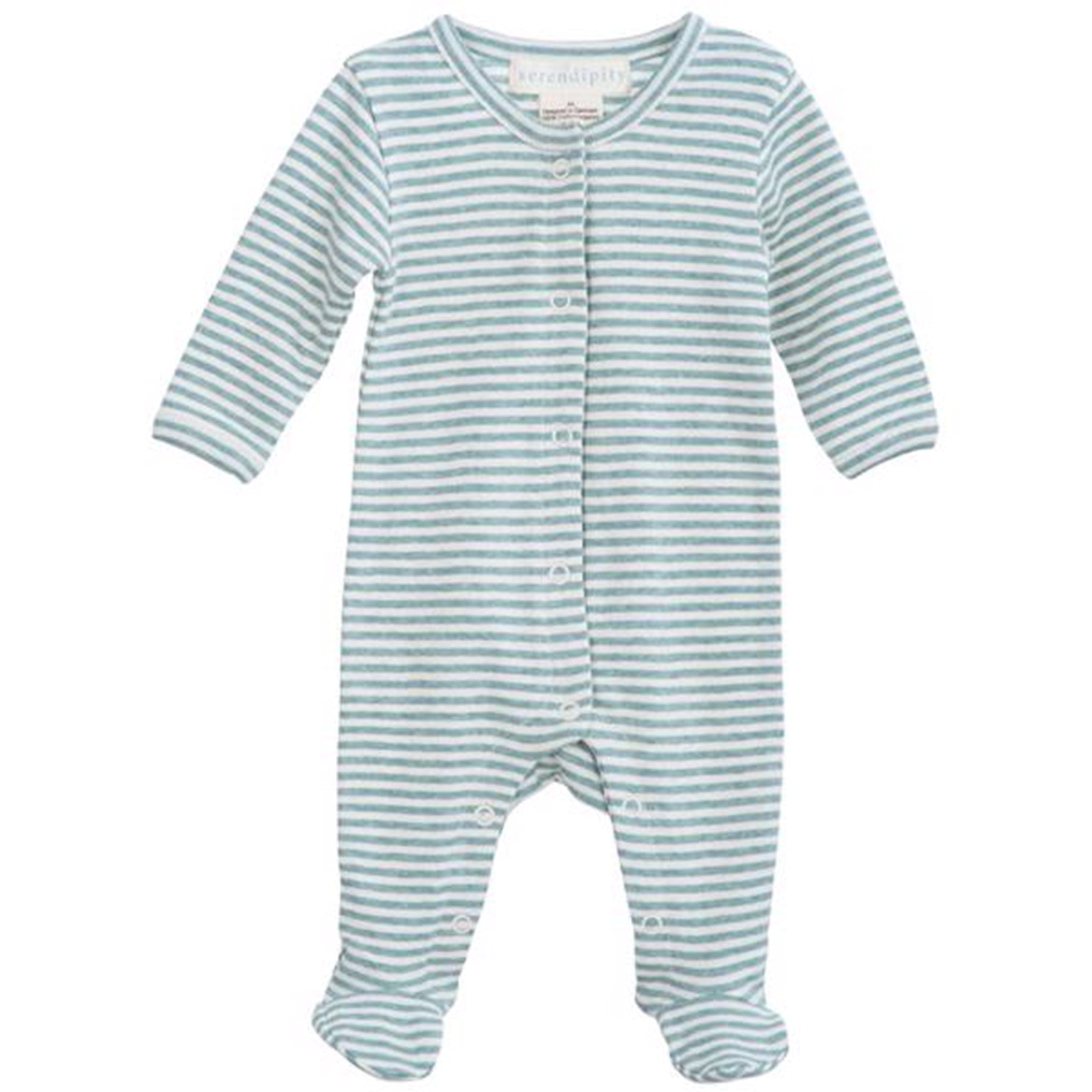 Serendipity Newborn Lake/Ecru Stripe Heldragt - Str. 44 cm