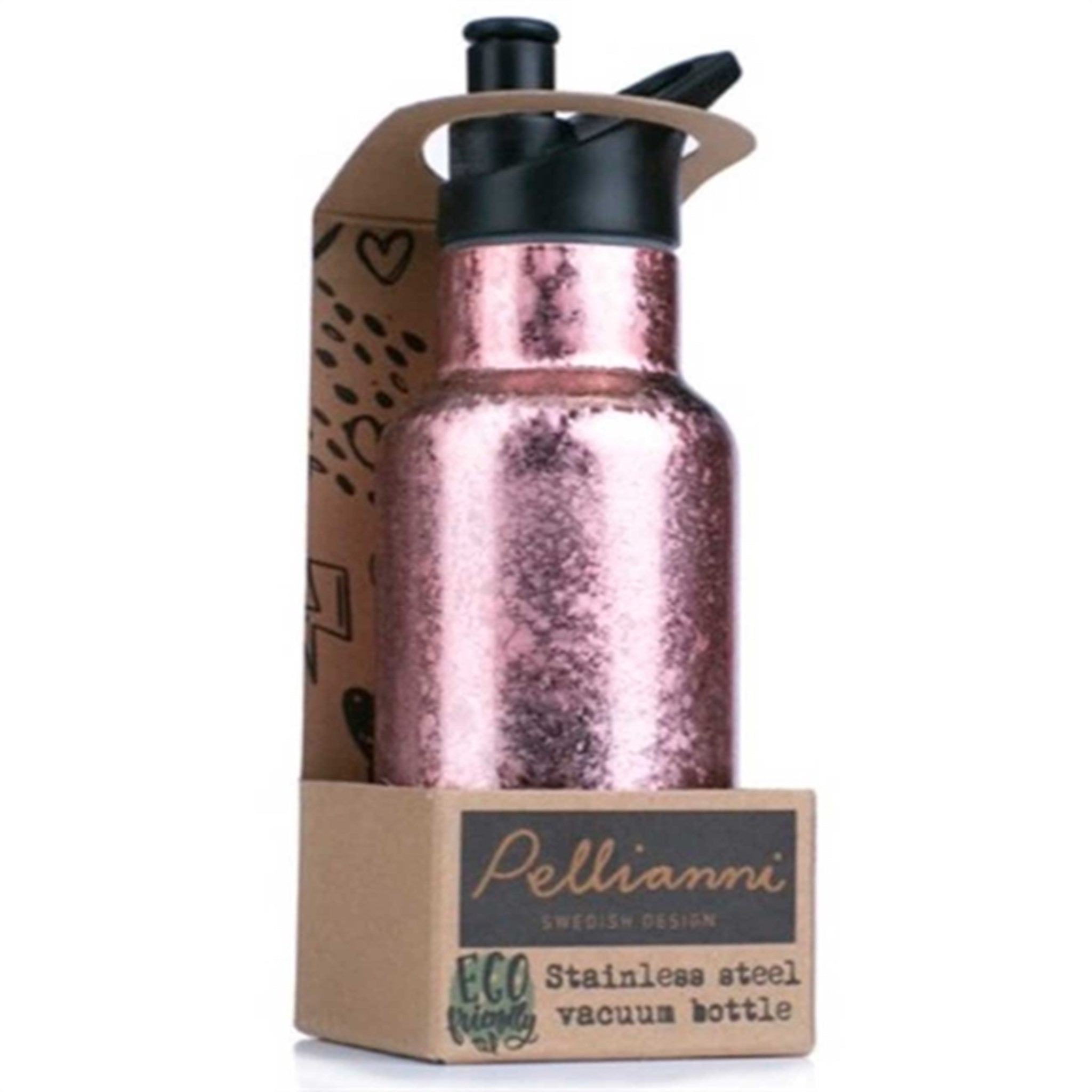 Pellianni Rustfrit Stål Drikkedunk 350ml Rose