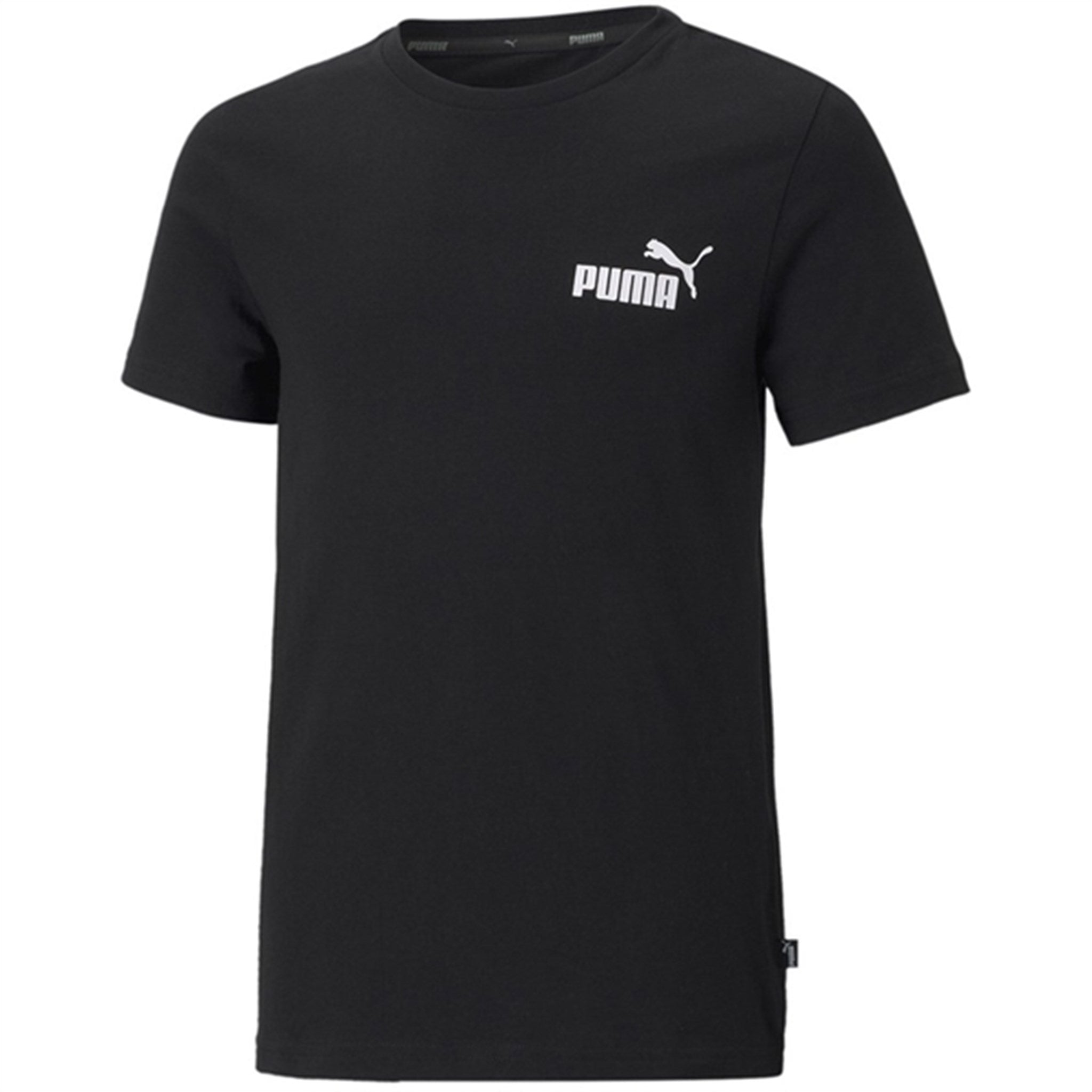 Puma Ess Small Logo T-Shirt Black - Str. 128