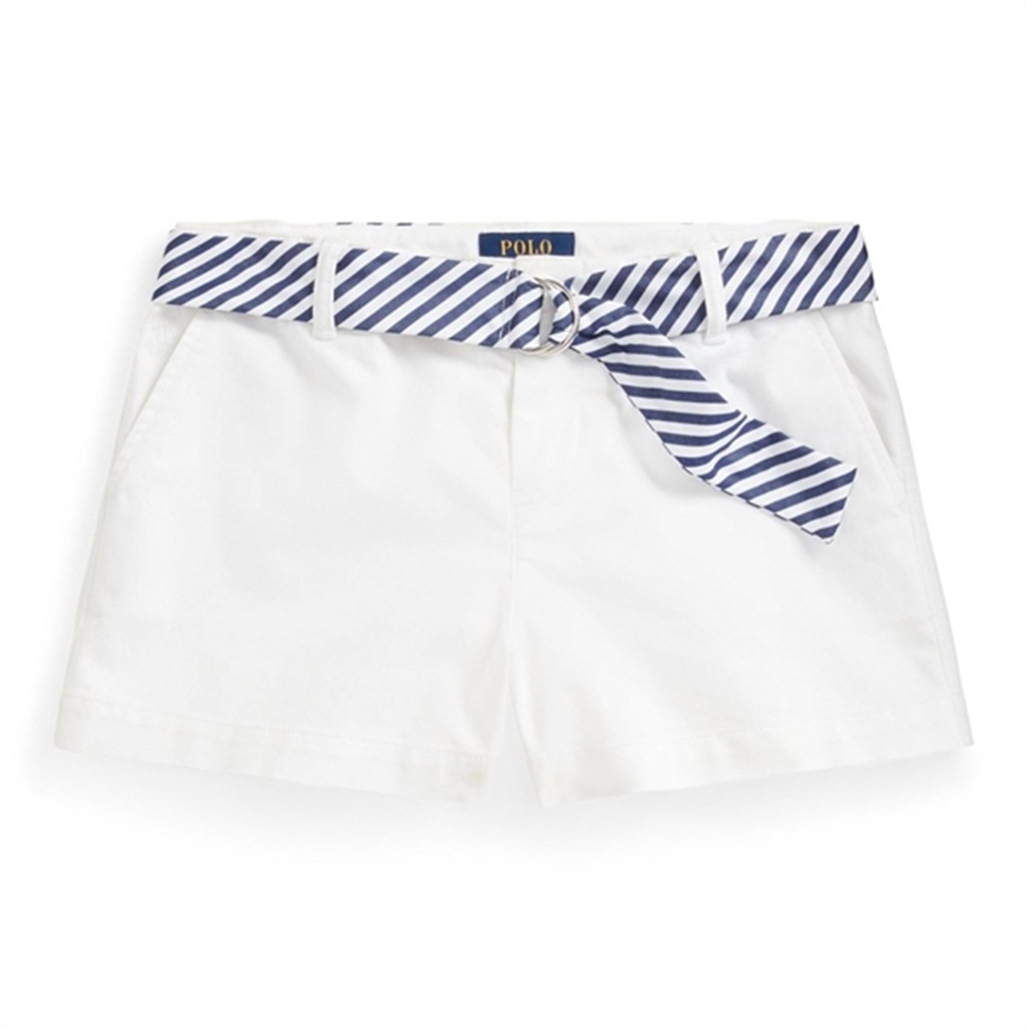 Polo Ralph Lauren Solid Chino Shorts White - Str. 10 år