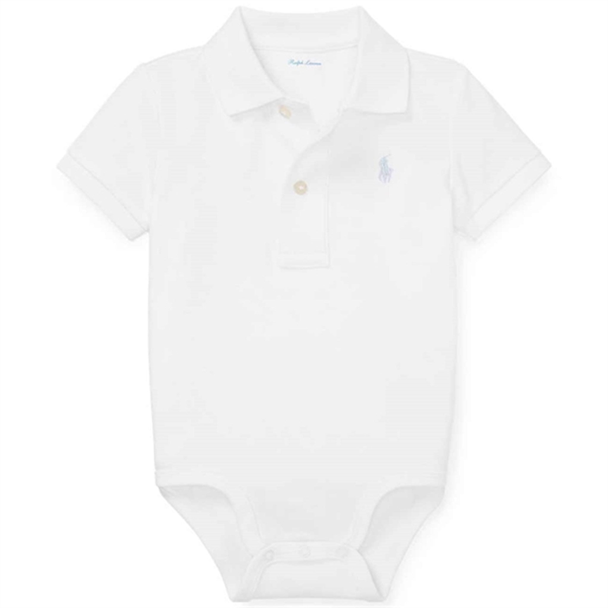 Ralph Lauren Baby Boy Short Sleeved Polo Body White - Str. 9 mdr