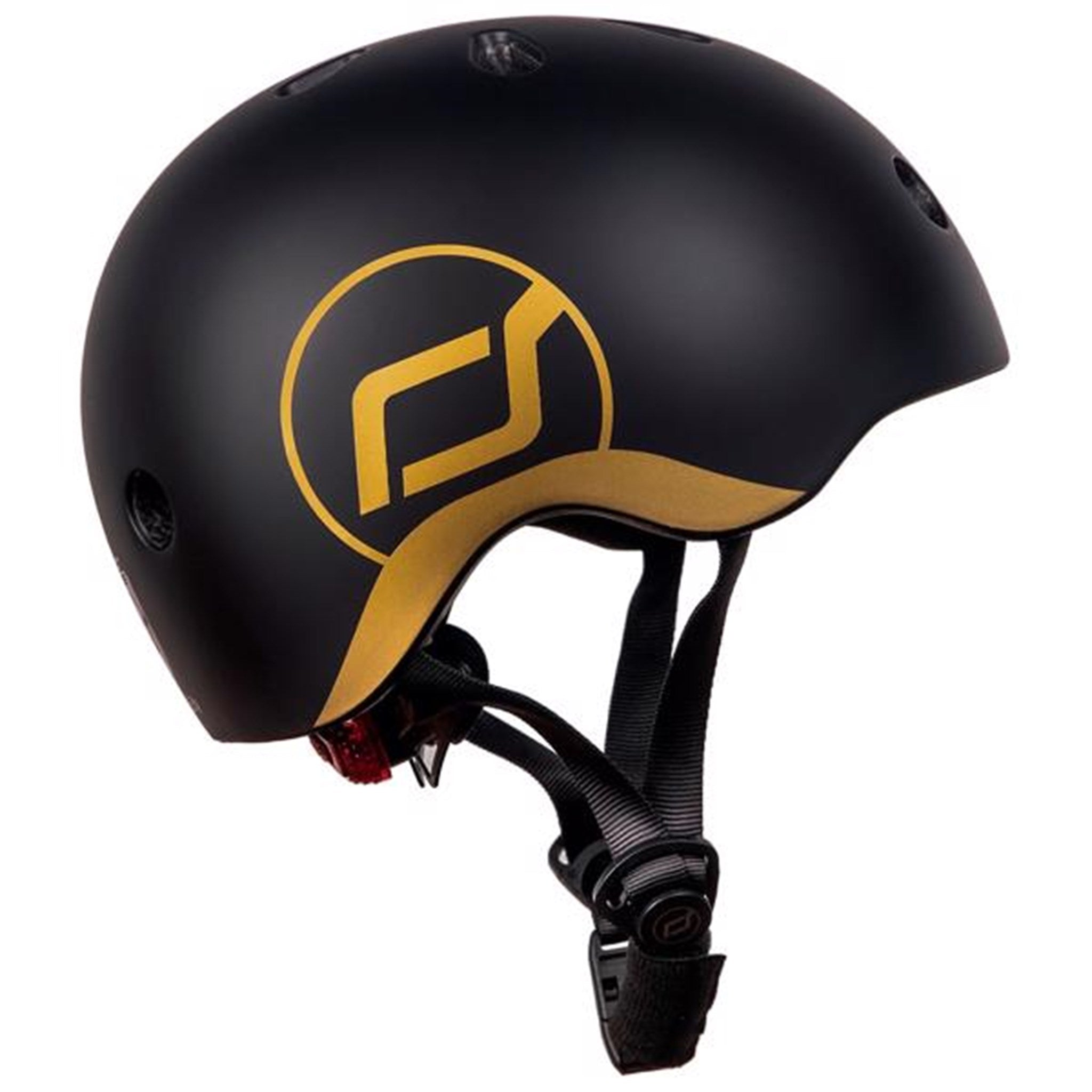 Scoot and Ride Highway Cykelhjelm Black/Gold - Str. XXS-S