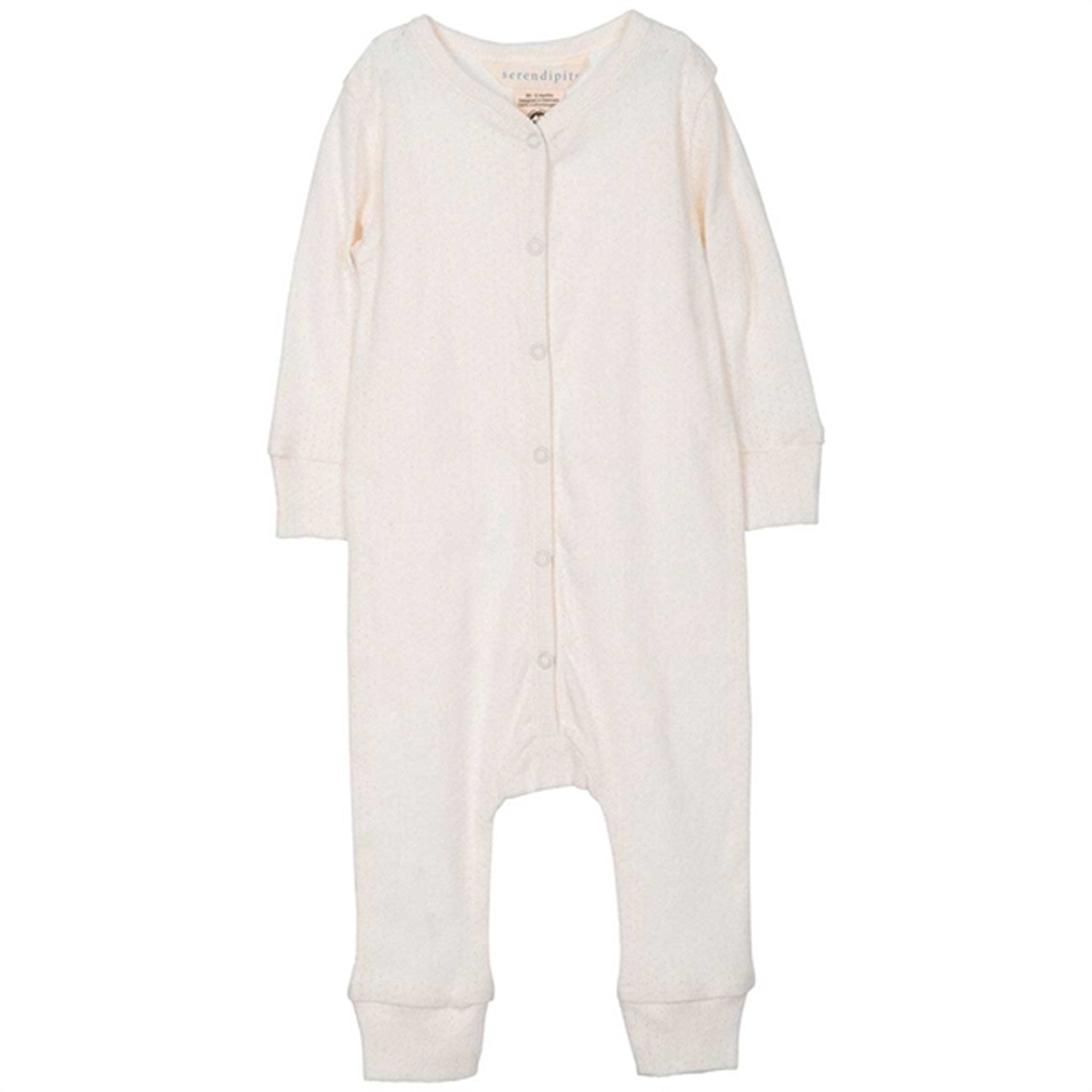 Serendipity Offwhite/Pointelle Rib Baby Heldragt - Str. 74 cm