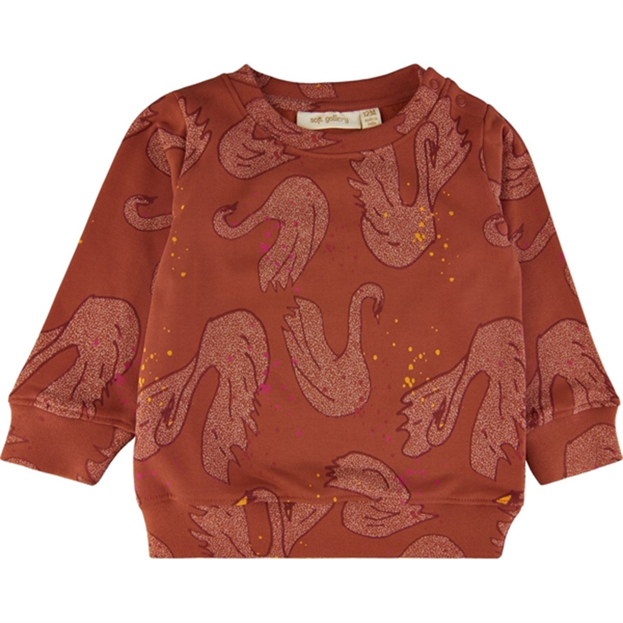 Soft Gallery Baked Clay Buzz Swan Sweatshirt - Str. 9 mdr