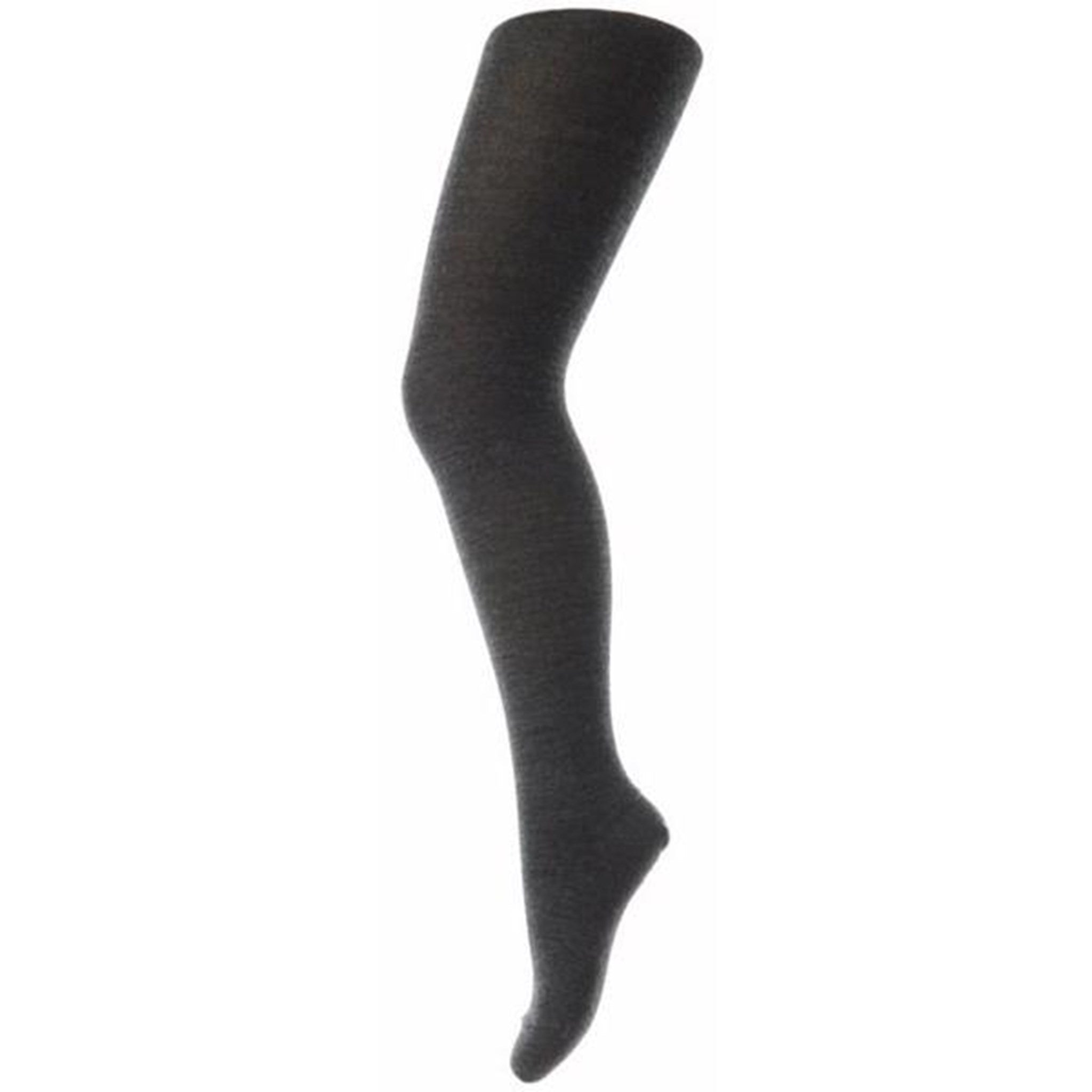 MP 326 Cotton Plain Tights 497 Dark Grey Melange - Str. 0-6 mdr/60 cm