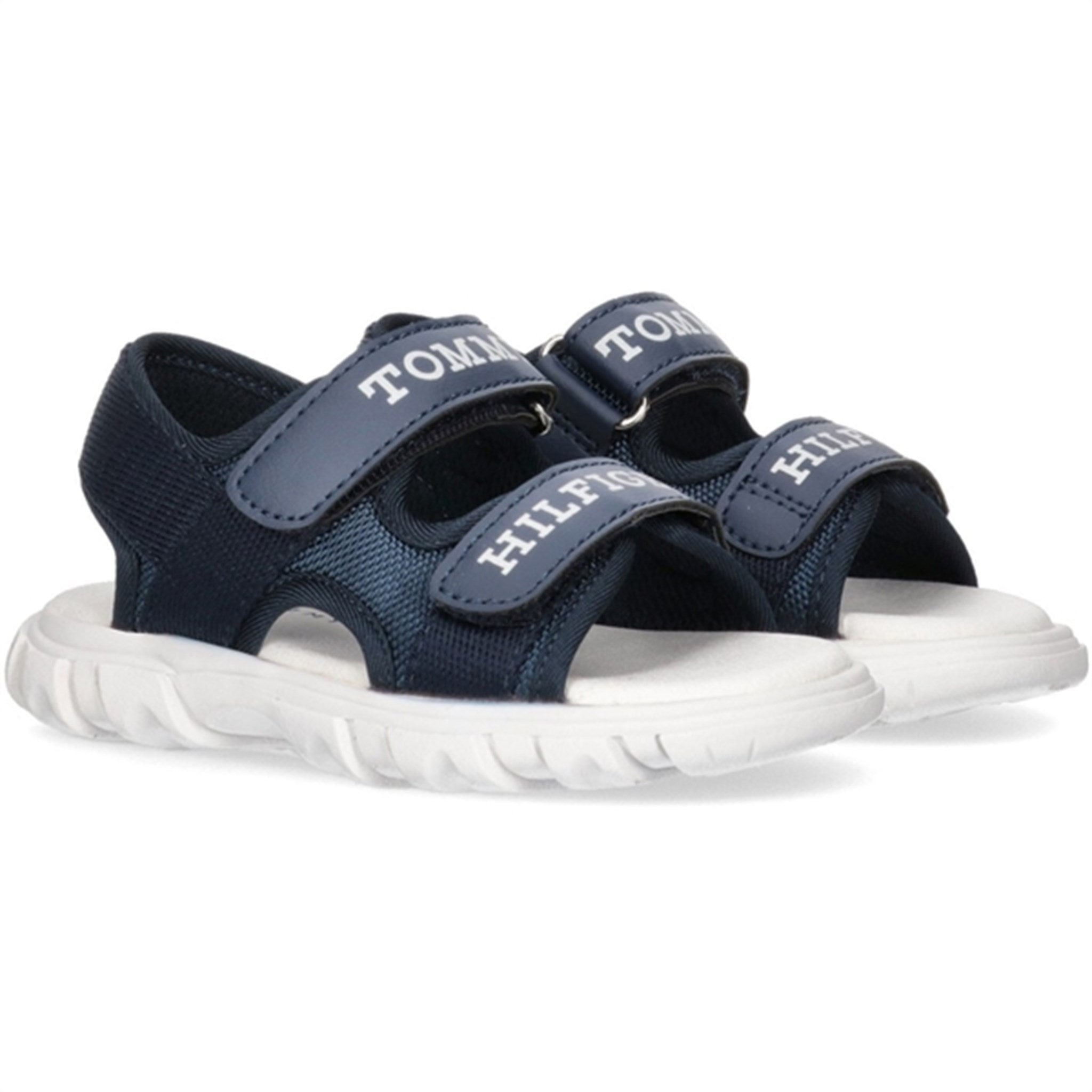 Tommy Hilfiger Logo Velcro Sandal Blue - Str. 25