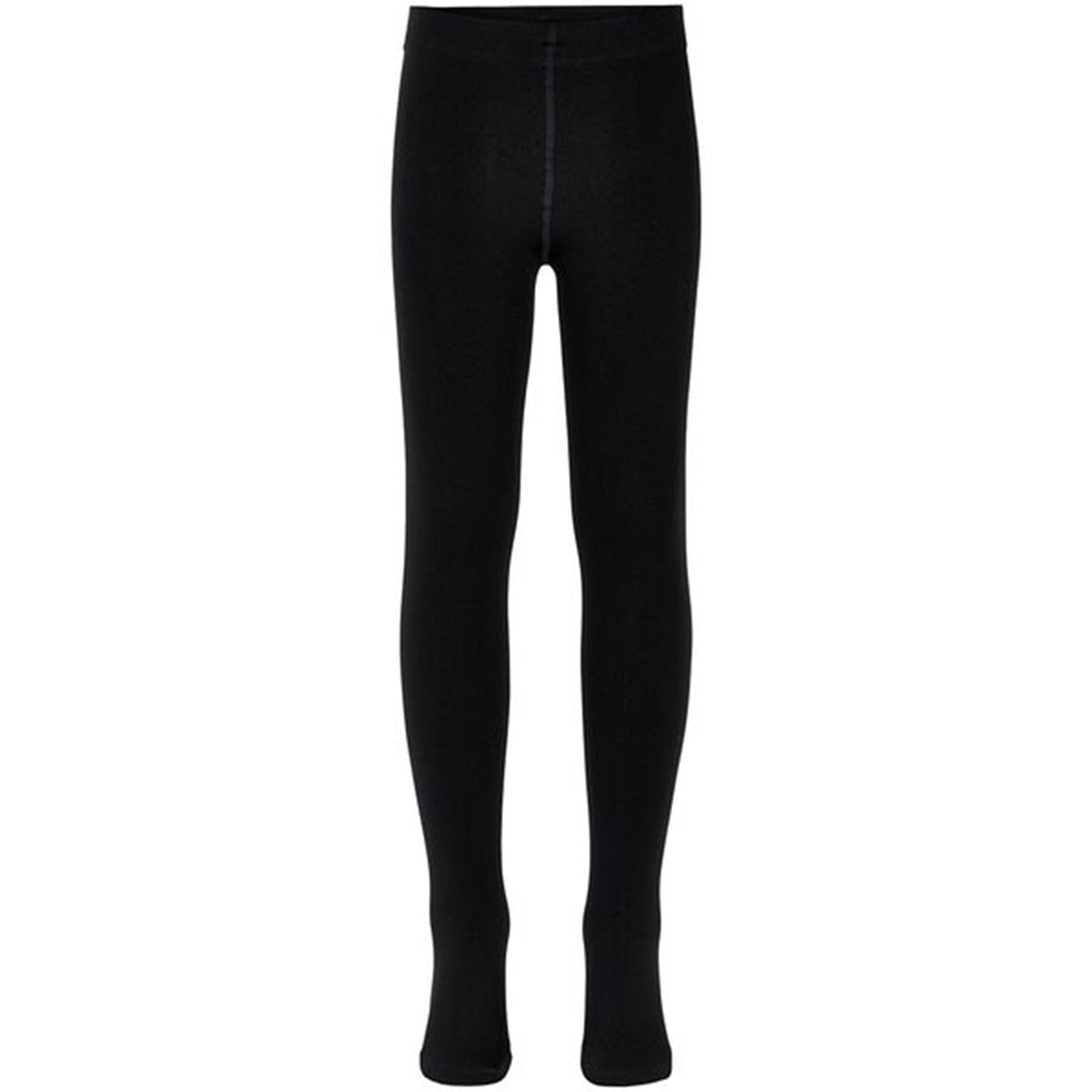 The New Basic Noos Fleece Tights Black - Str. 12/14 år