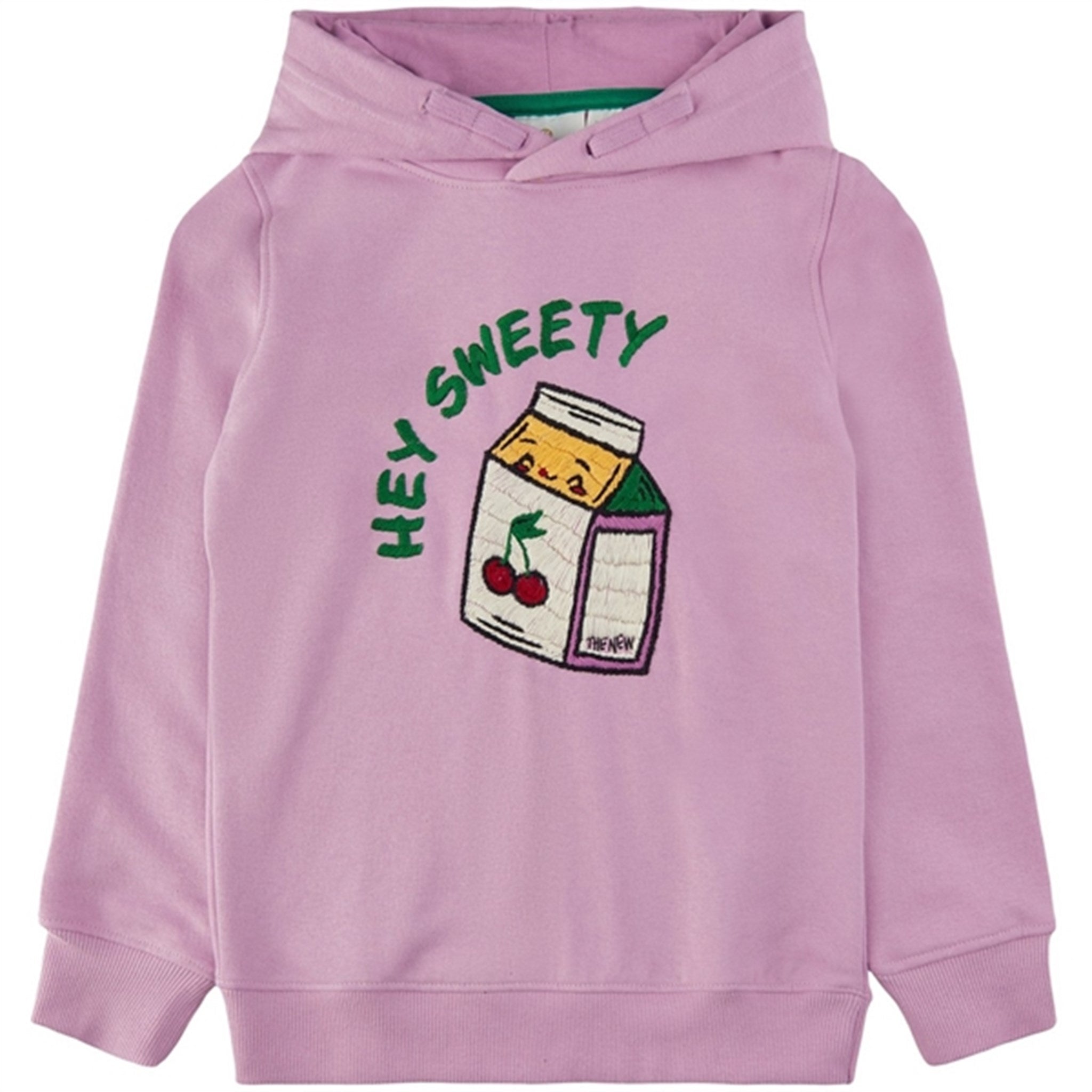 The New Pastel lavender Hey Hoodie - Str. 13/14 år