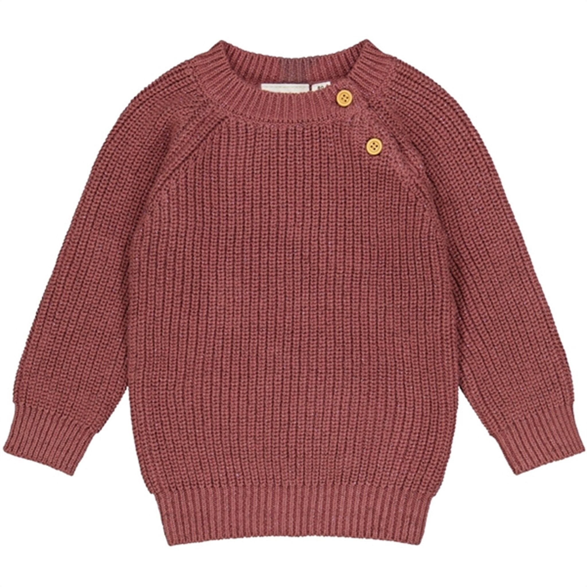 THE NEW Siblings Rose Brown Heather Glitter Pullover - Str. 62
