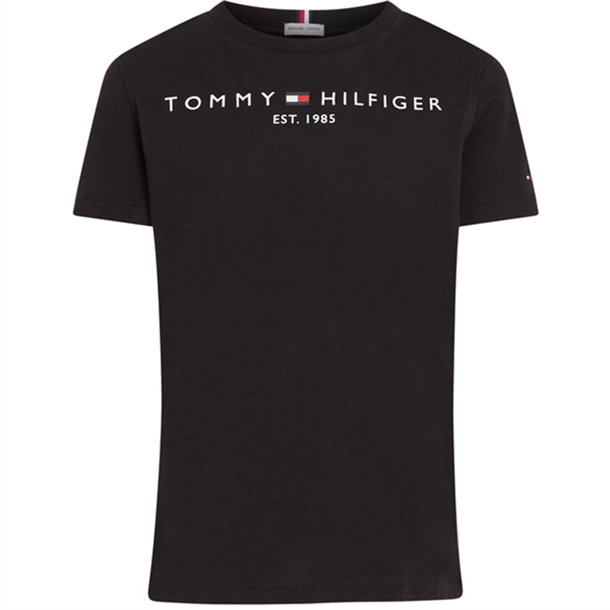 Tommy Hilfiger Essential T-Shirt Black - Str. 7 år