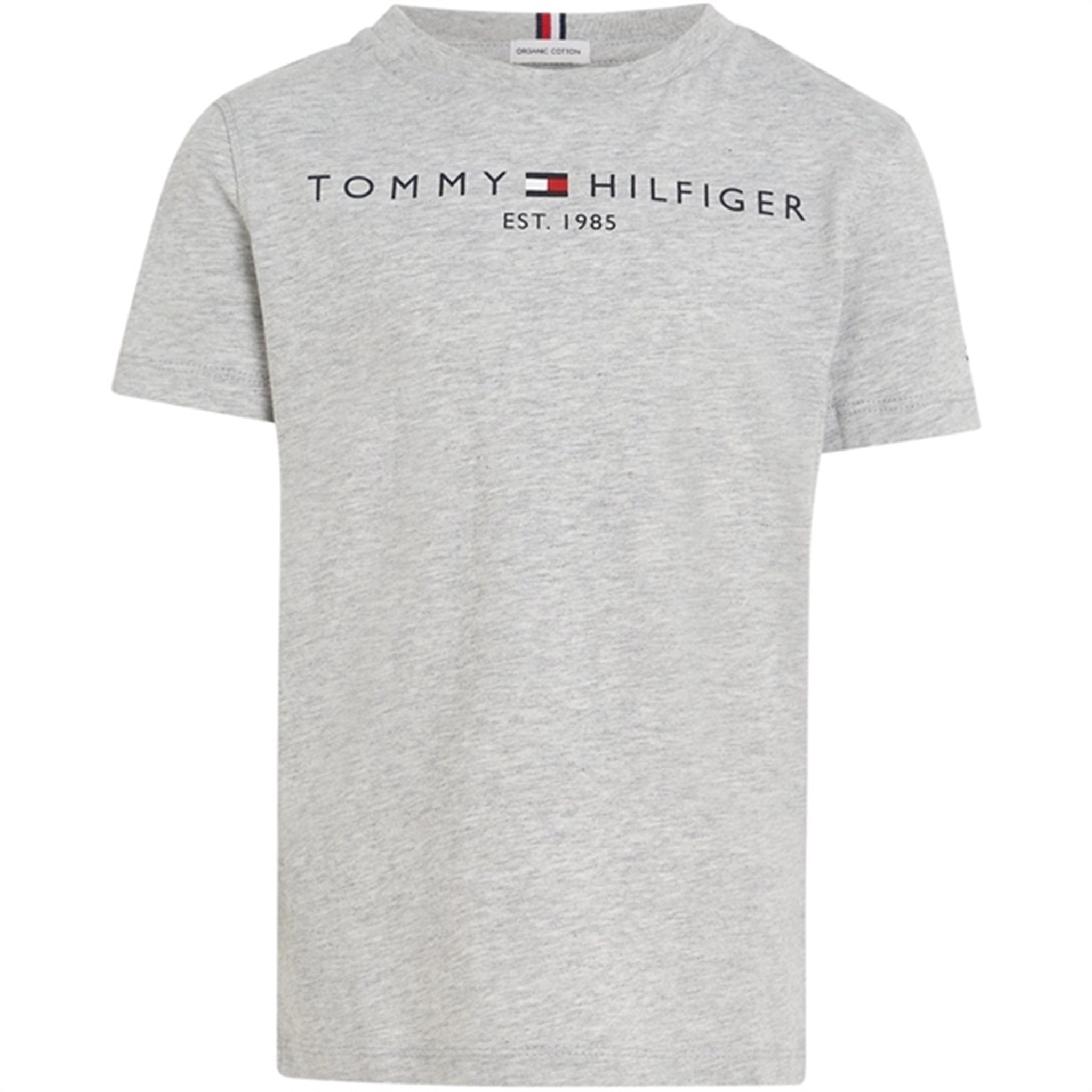 Tommy Hilfiger Essential T-Shirt Light Grey Heather - Str. 80