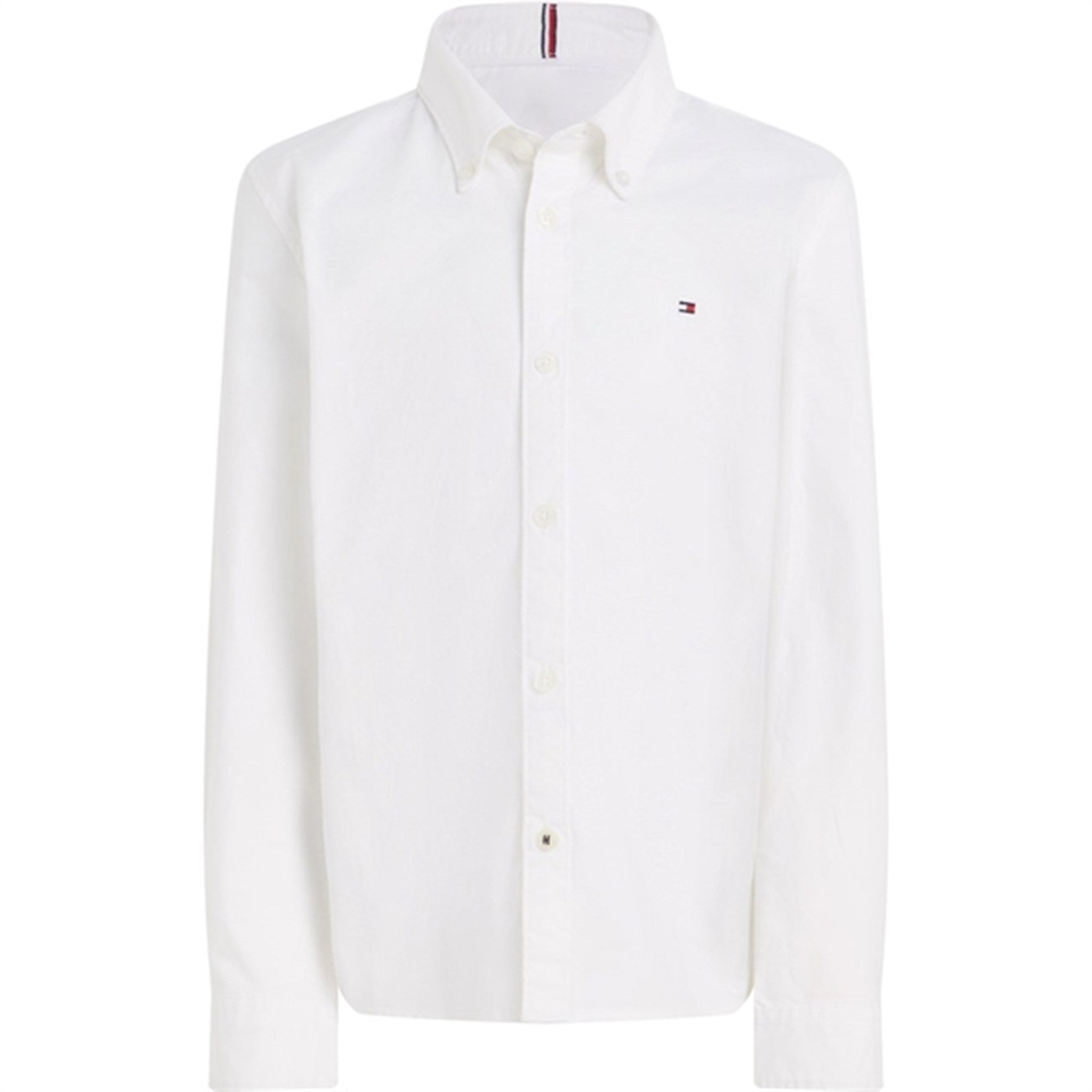 Tommy Hilfiger Boy Stretch Oxford Skjorte White - Str. 74