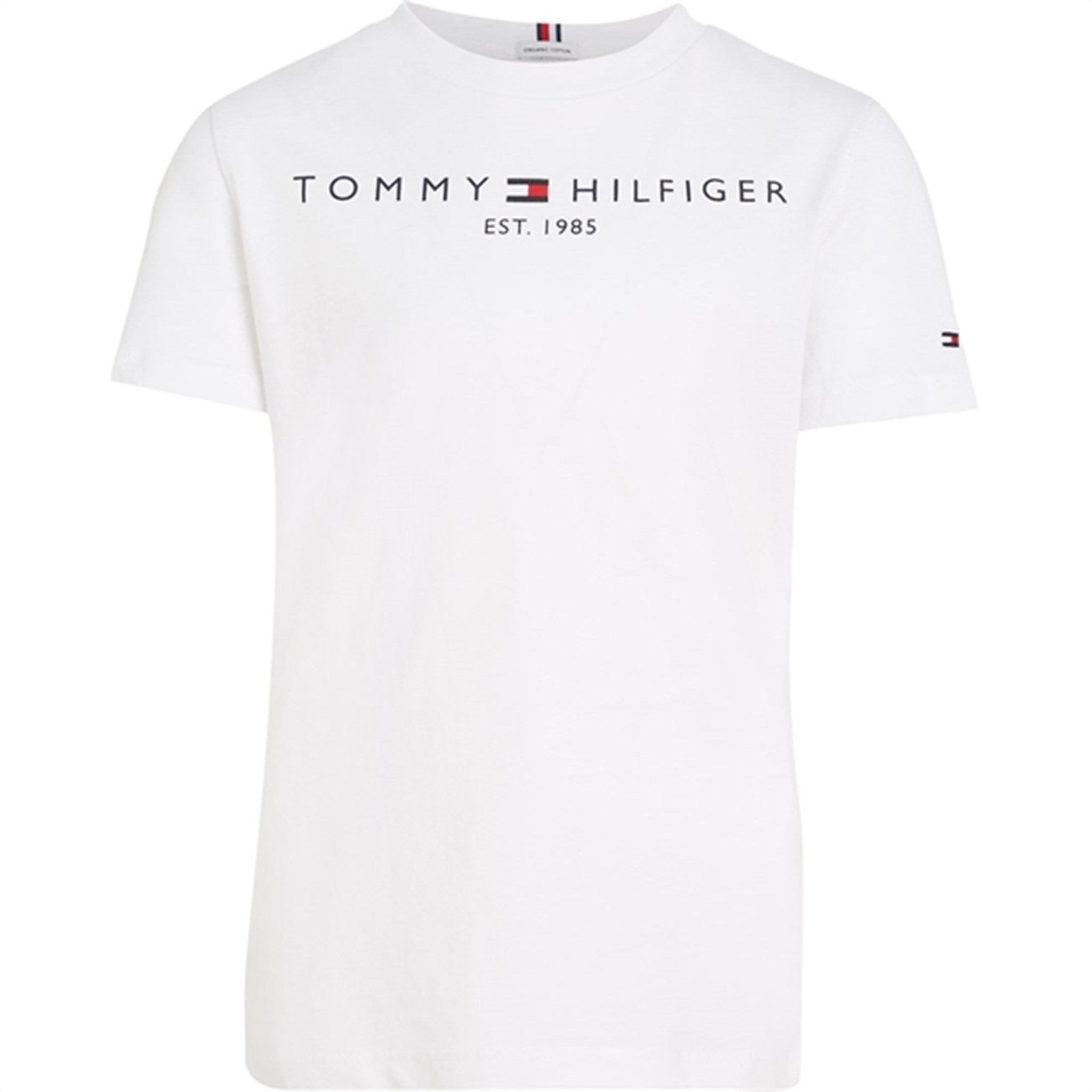 Tommy Hilfiger Essential T-Shirt White - Str. 98 cm/3 år