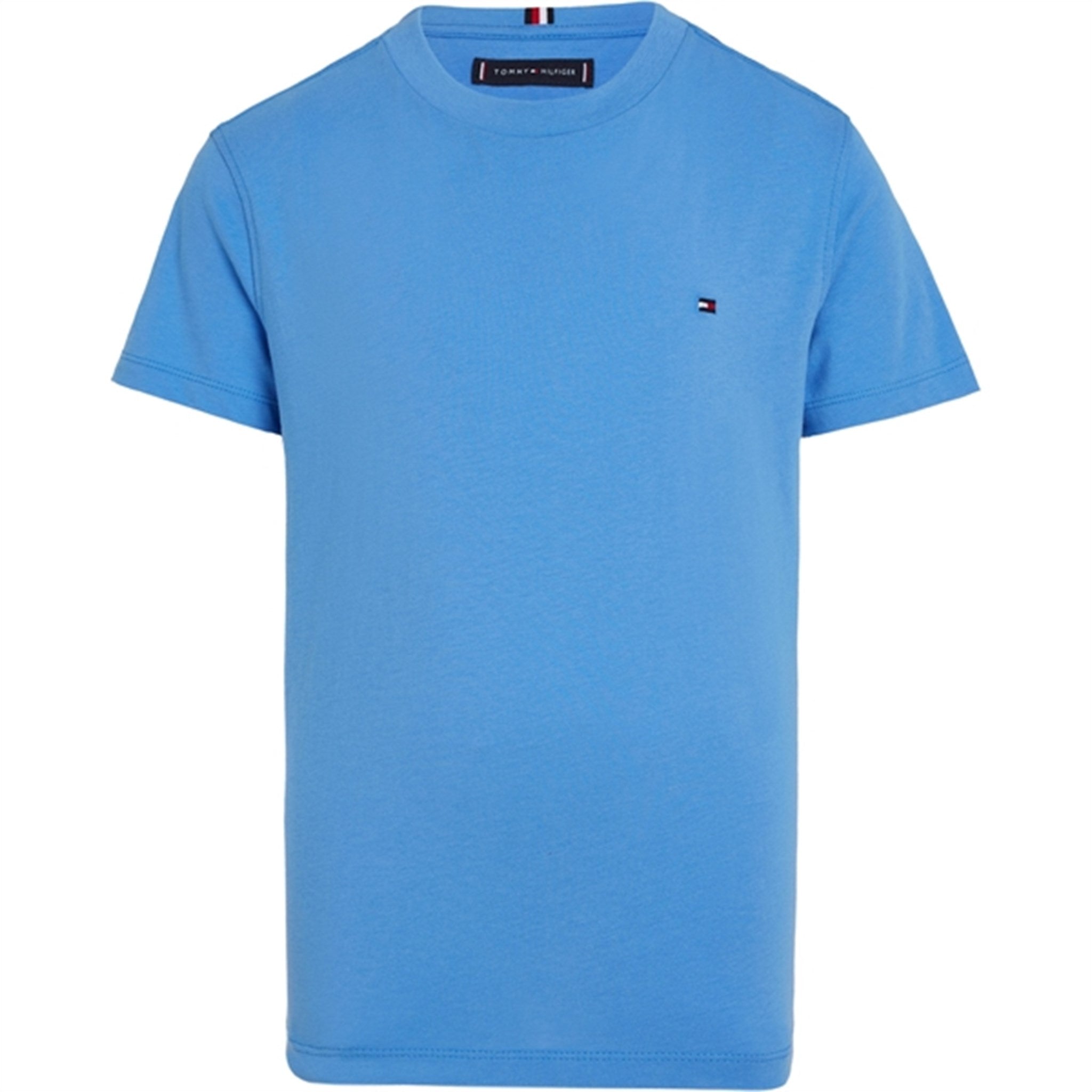 Tommy Hilfiger Essential Cotton T-Shirt Blue Spell - Str. 92 cm/2 år