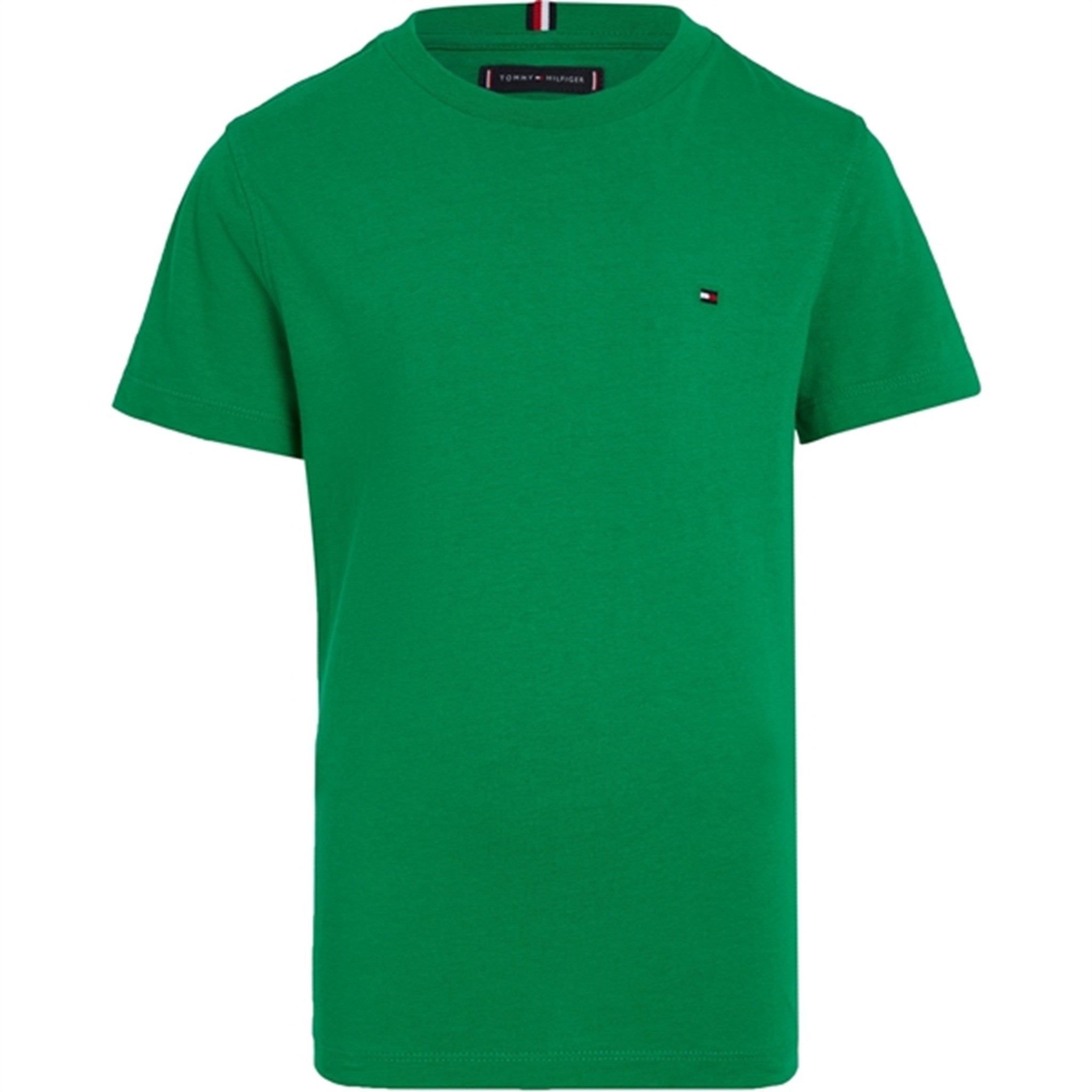 Tommy Hilfiger Essential Cotton T-Shirt Olympic Green - Str. 128 cm/8 år