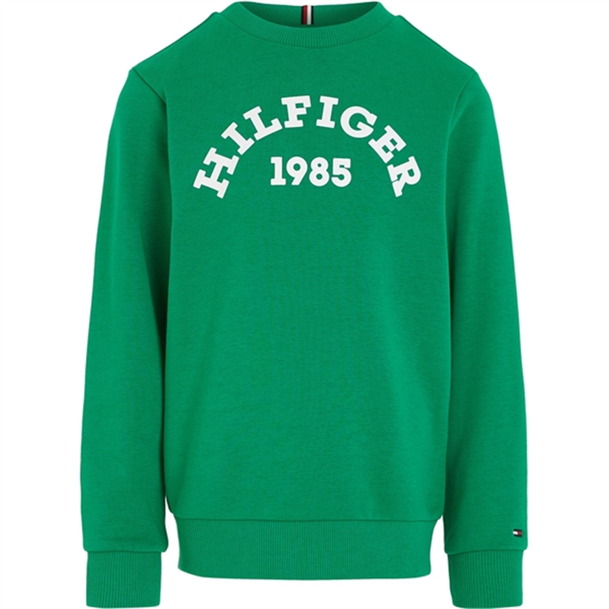 Tommy Hilfiger Hilfiger 1985 Sweatshirt Olympic Green - Str. 116 cm/6 år