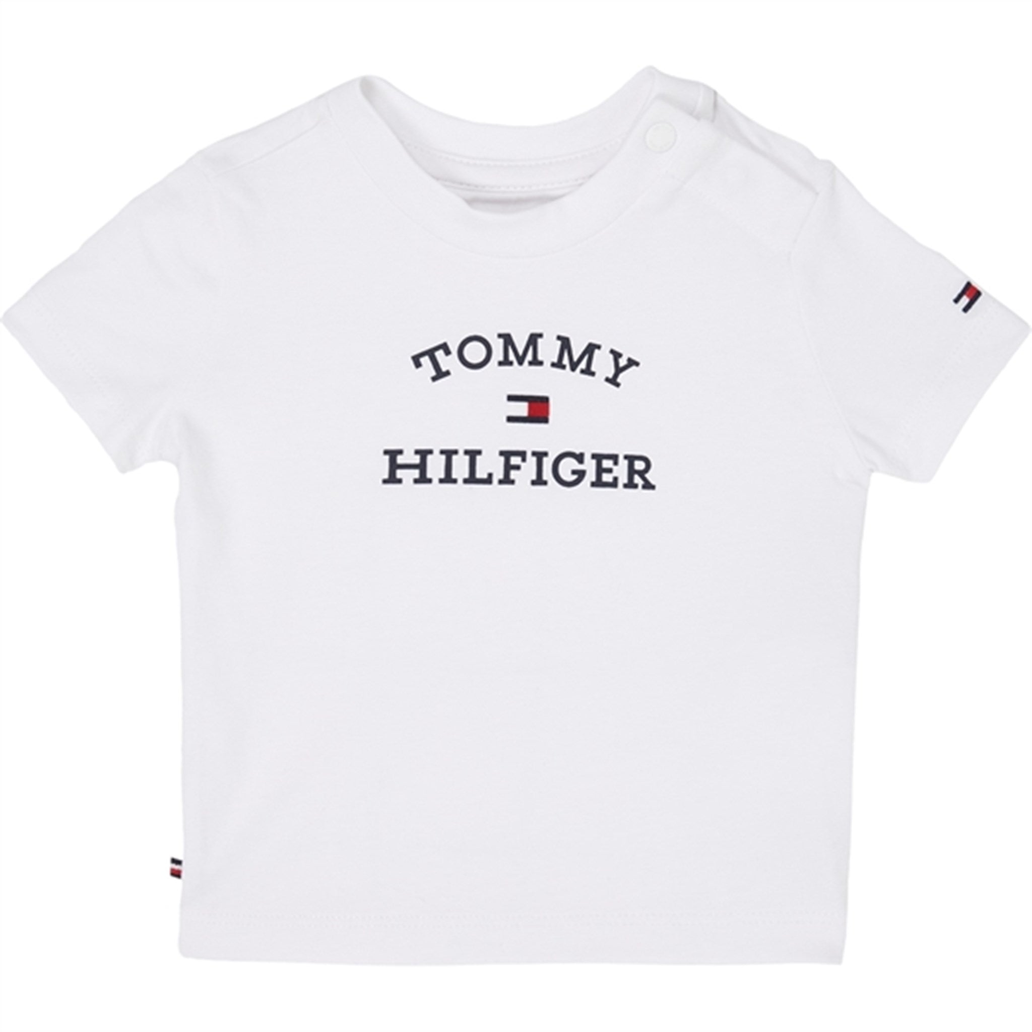 Tommy Hilfiger Baby Th Logo T-Shirt White - Str. 86