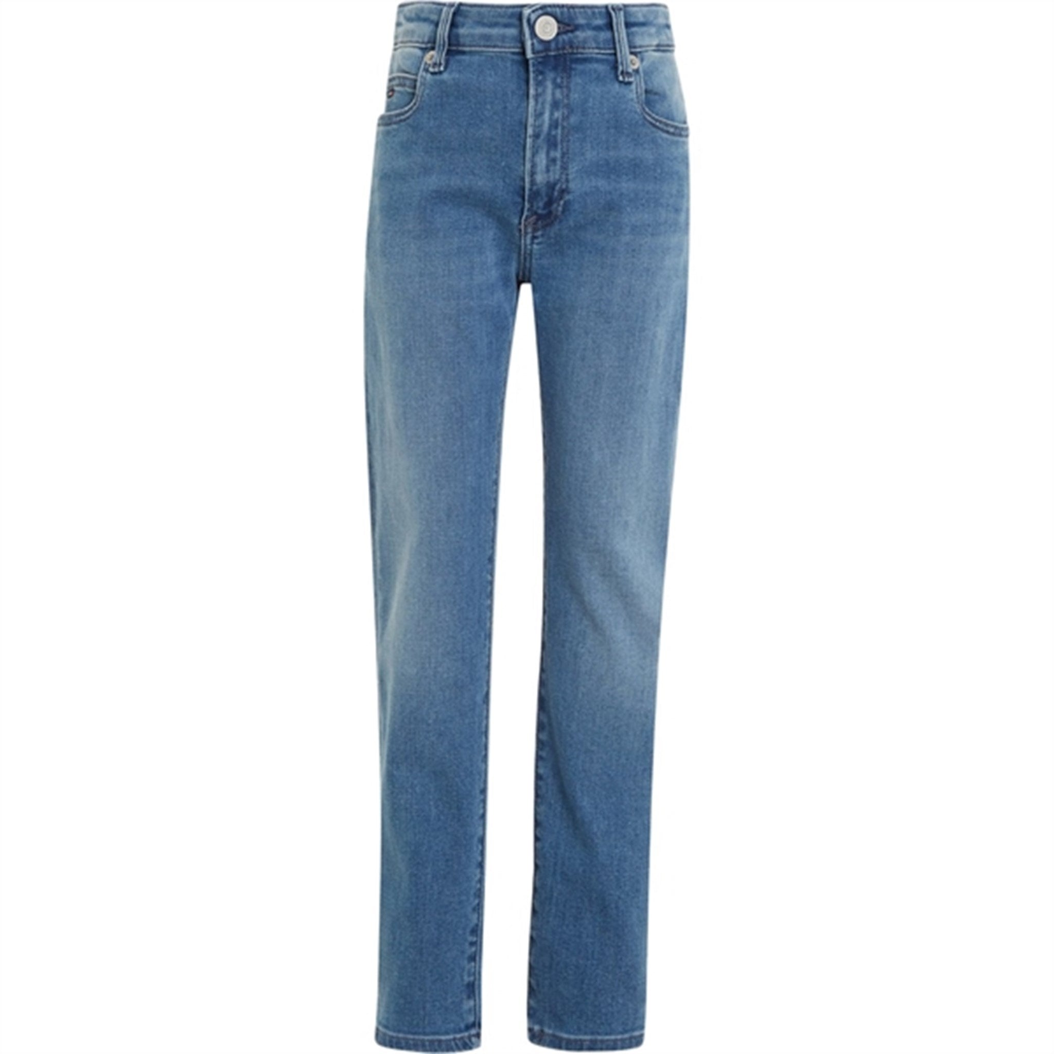 Tommy Hilfiger Modern Straight Jeans Denimmaldivemid - Str. 8 år