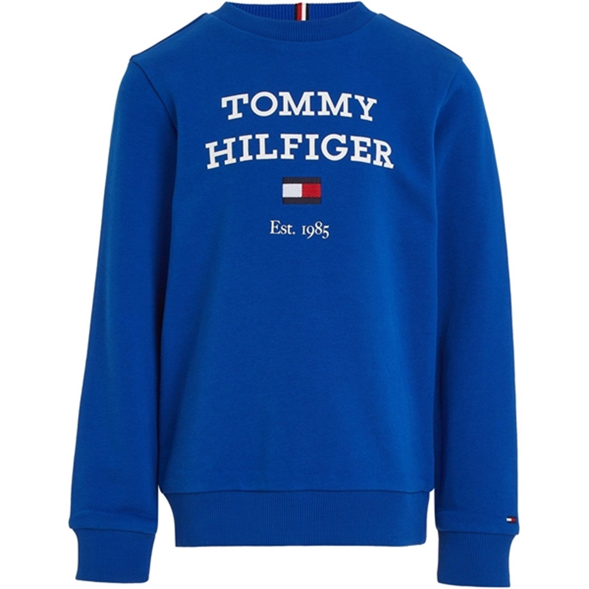 Tommy Hilfiger Th Logo Sweatshirt Ultra Blue - Str. 7 år