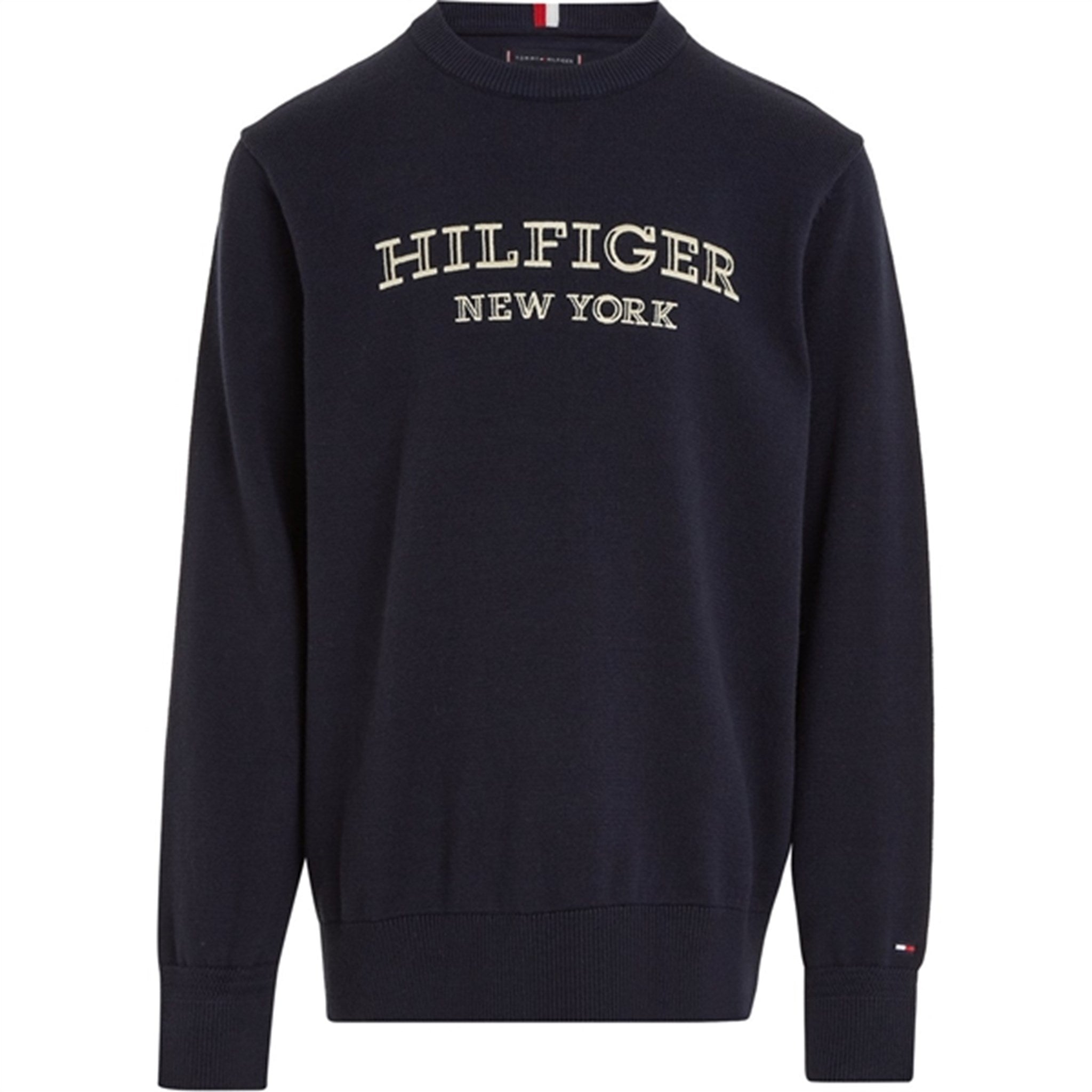 Tommy Hilfiger Monotype Striktrøje Desert Sky - Str. 10 år