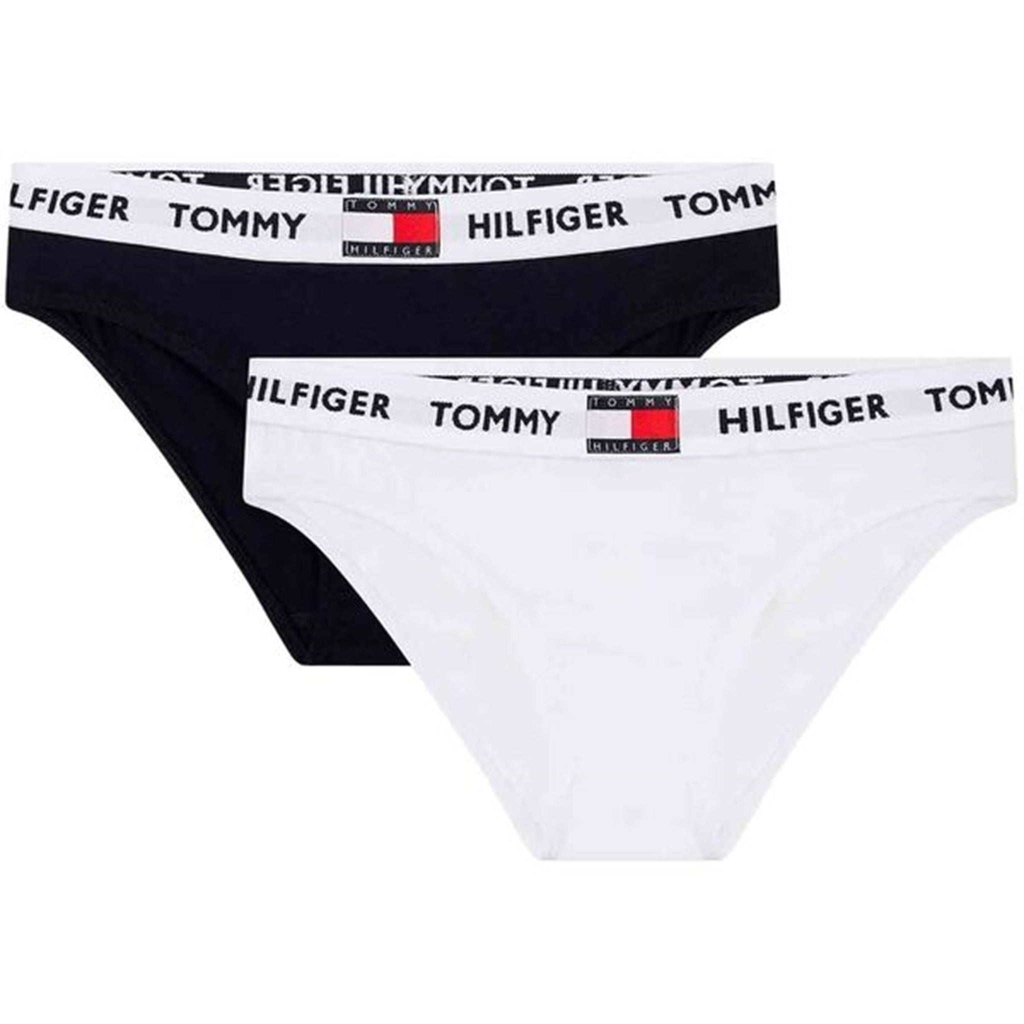 Tommy Hilfiger Bikini 2-pak White/Desert Sky - Str. 8-10 år