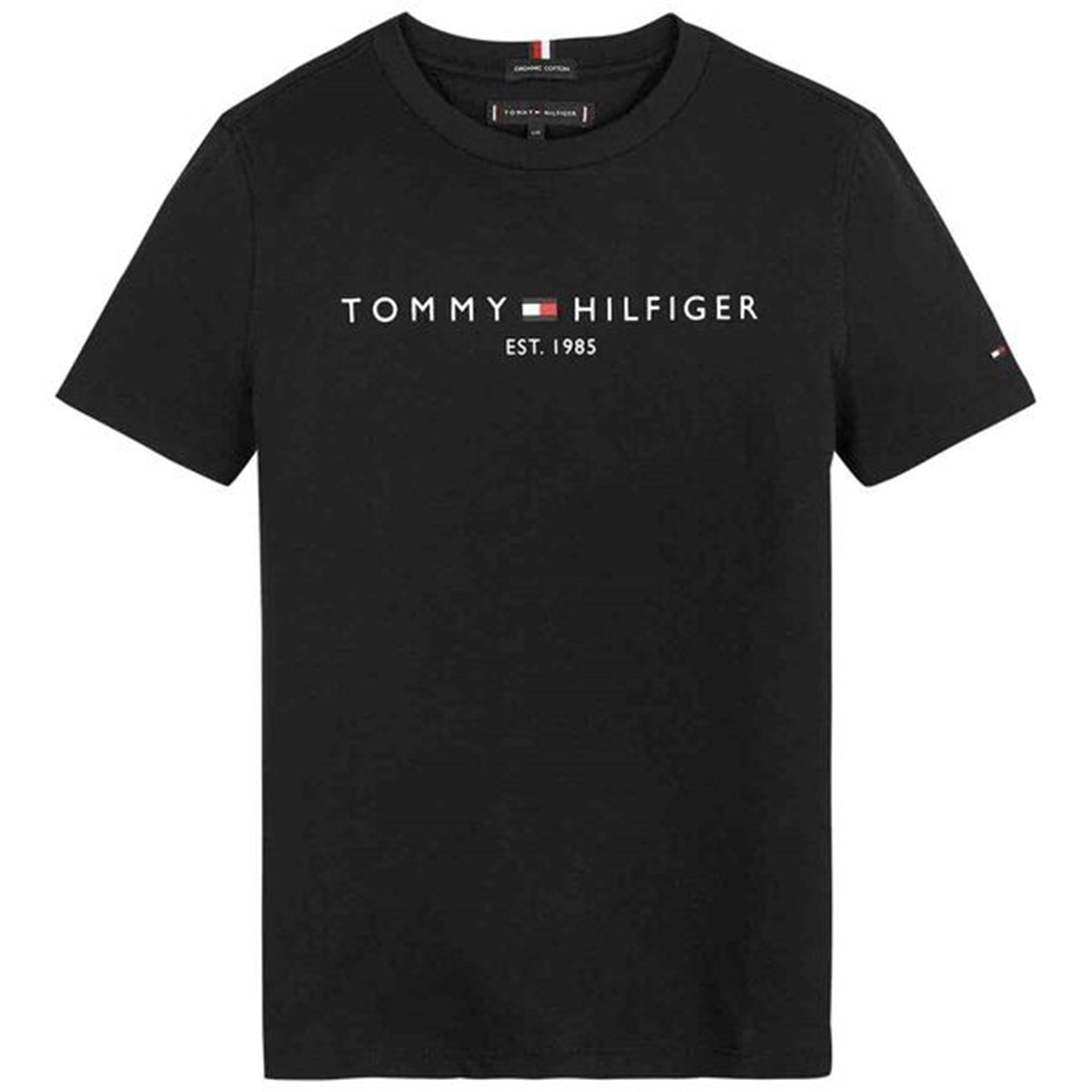 Tommy Hilfiger Essential T-shirt Black - Str. 110 cm/5 år