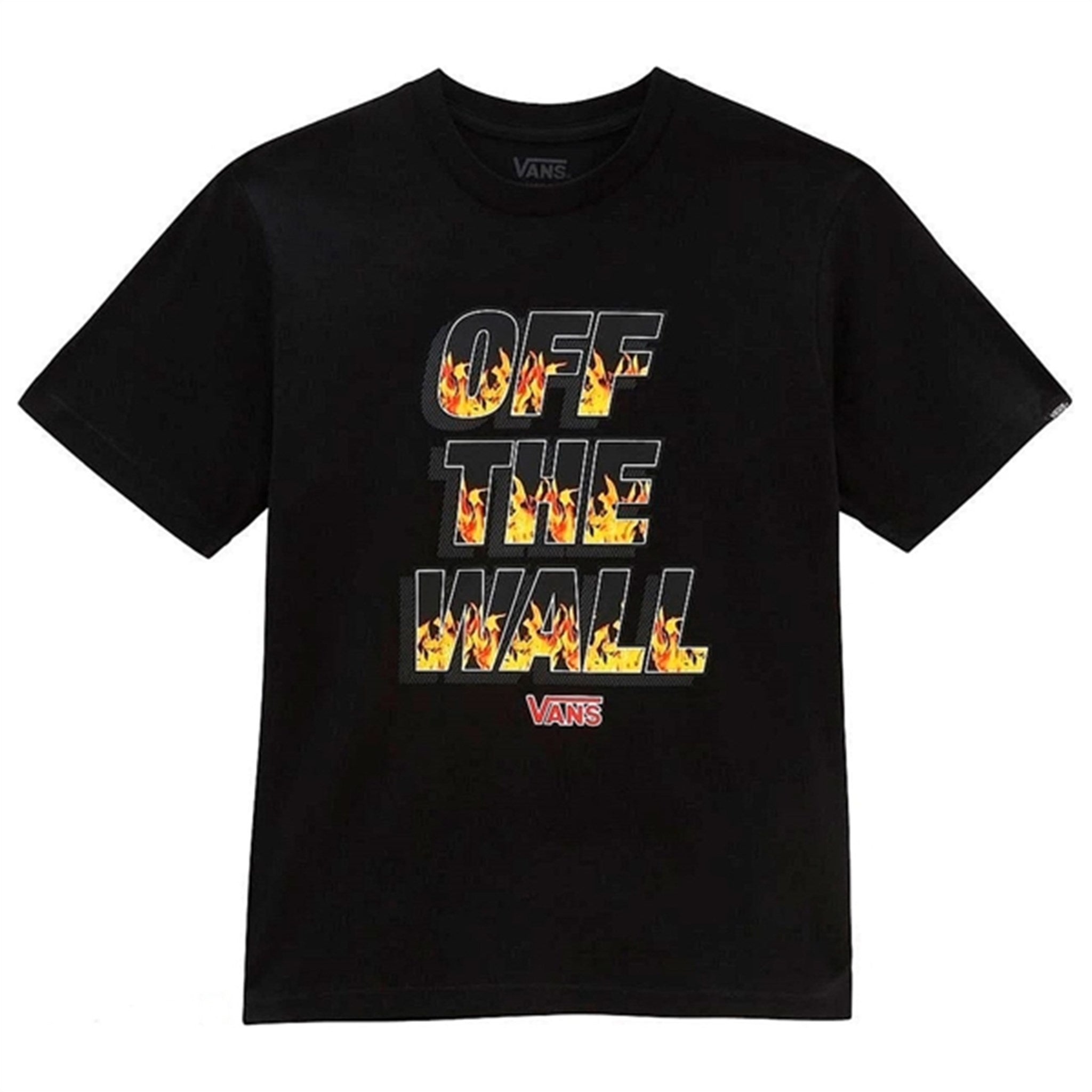 VANS Digi Flames T-Shirt Black - Str. L