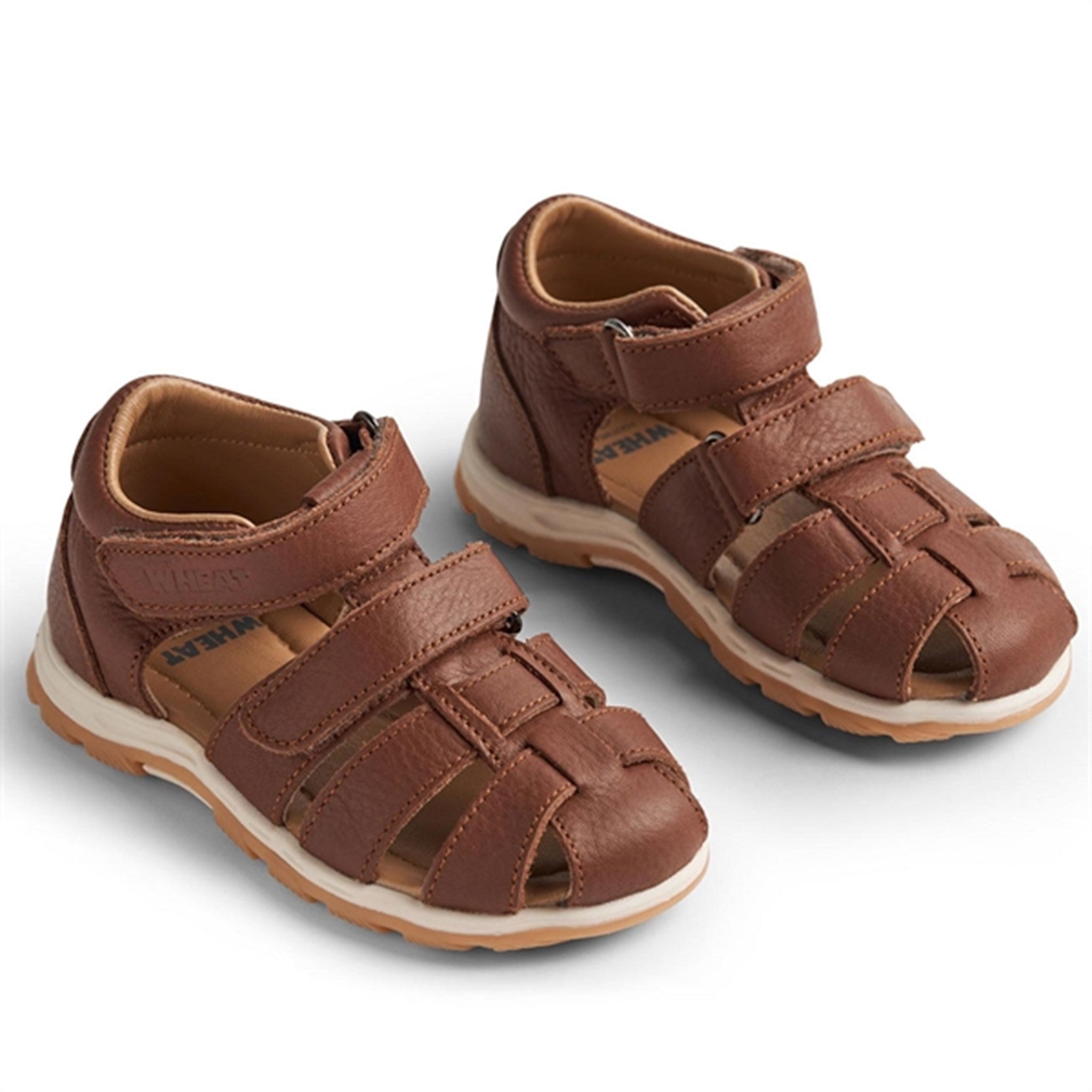 Wheat Sandal Closed Toe Frei S Cognac - Str. 23