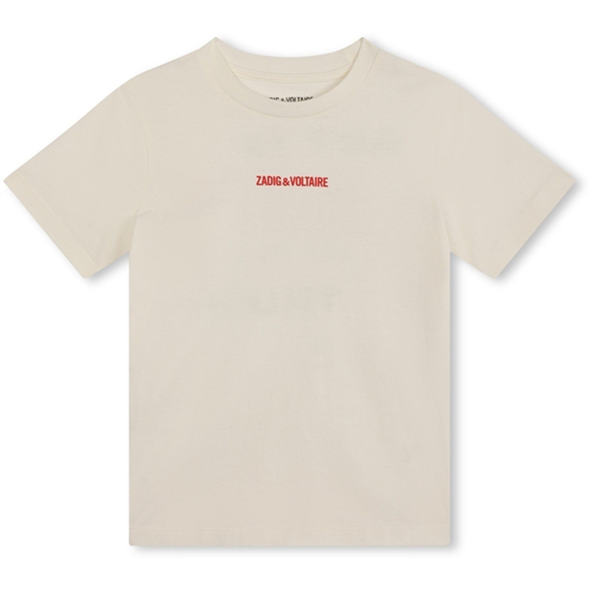 Zadig & Voltaire Cream T-shirt - Str. 10 år