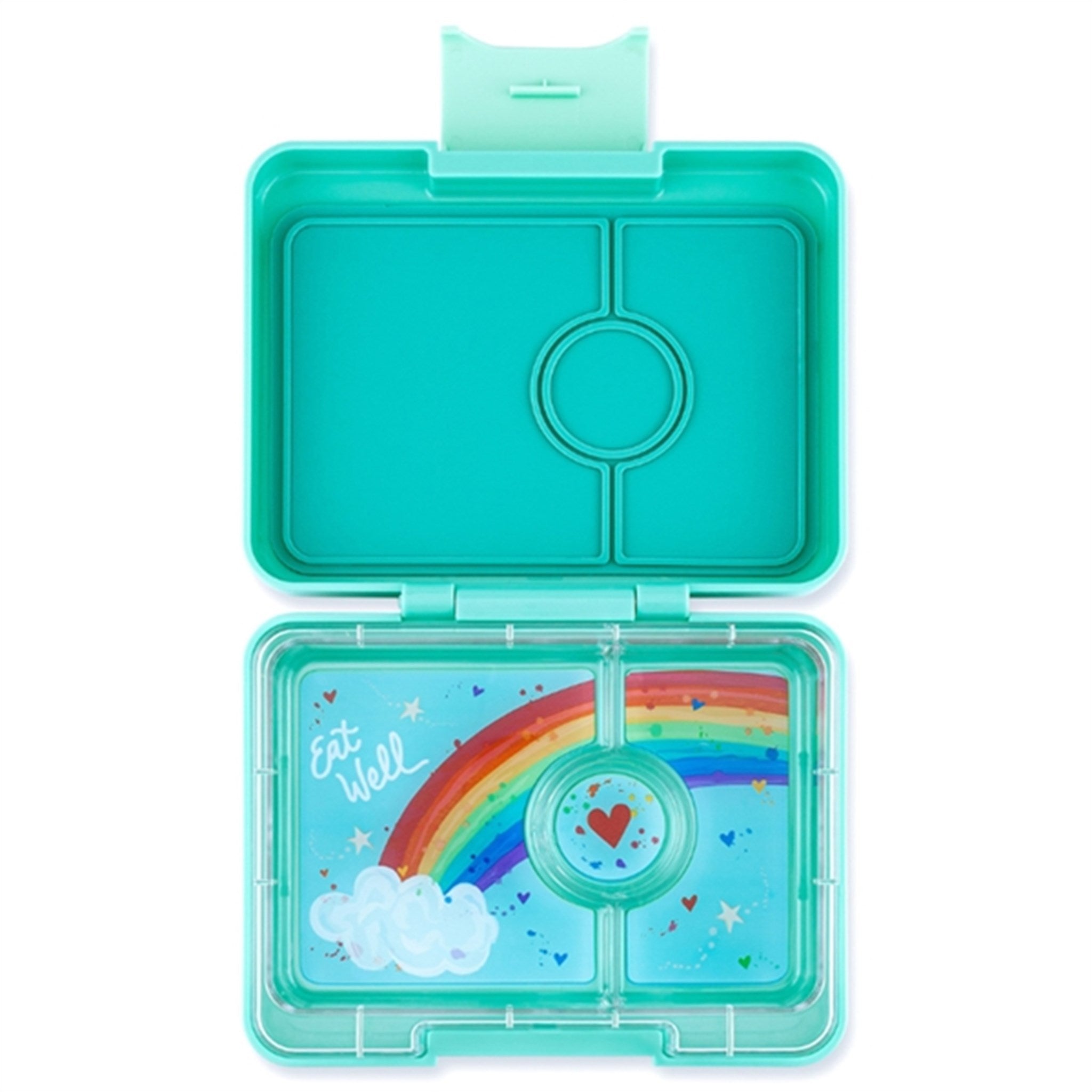 Yumbox Snack 3 Rum Madkasse Tropical Aqua / Rainbow Tray