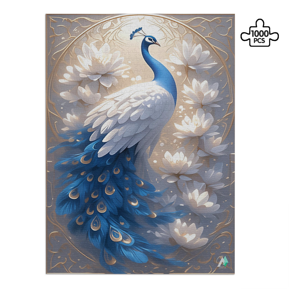 Peacock Nouveau I | Puzzle