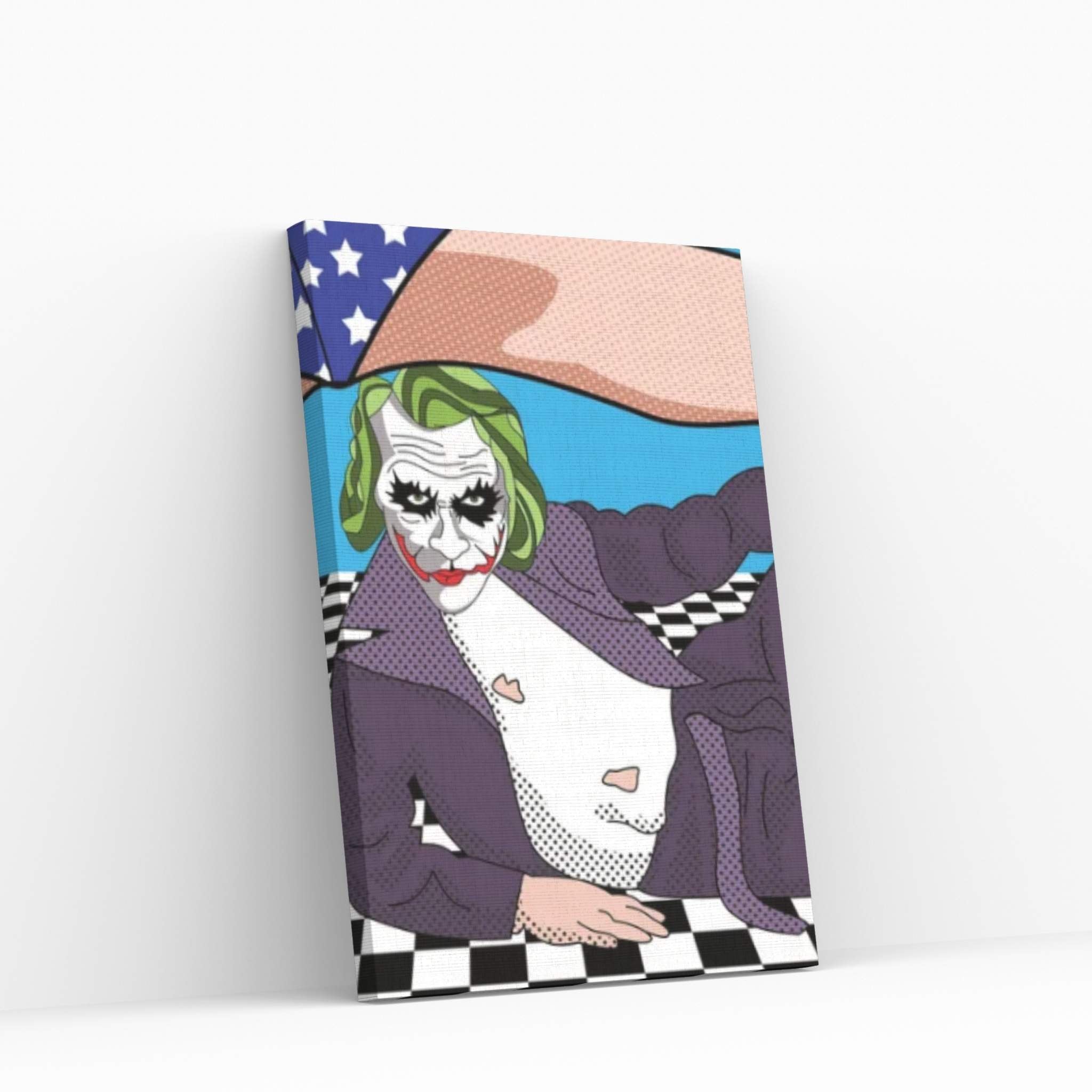 Joker Bod Canvas Wall Art