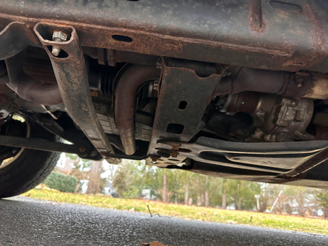 Car undercarriage gets rusty when not washed after a long time