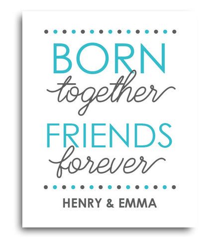 Download Born Together Twins Print - Hypolita Co.