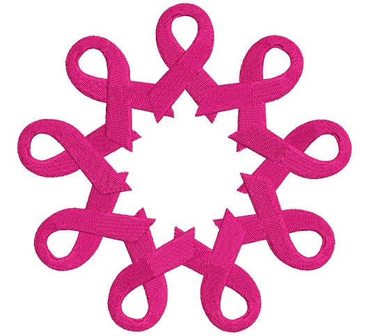 Awareness Ribbon Pink Ribbon Machine Embroidery Design – Blasto Stitch