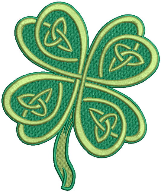 Easter Lily Filled Machine Embroidery Design Digitized Pattern