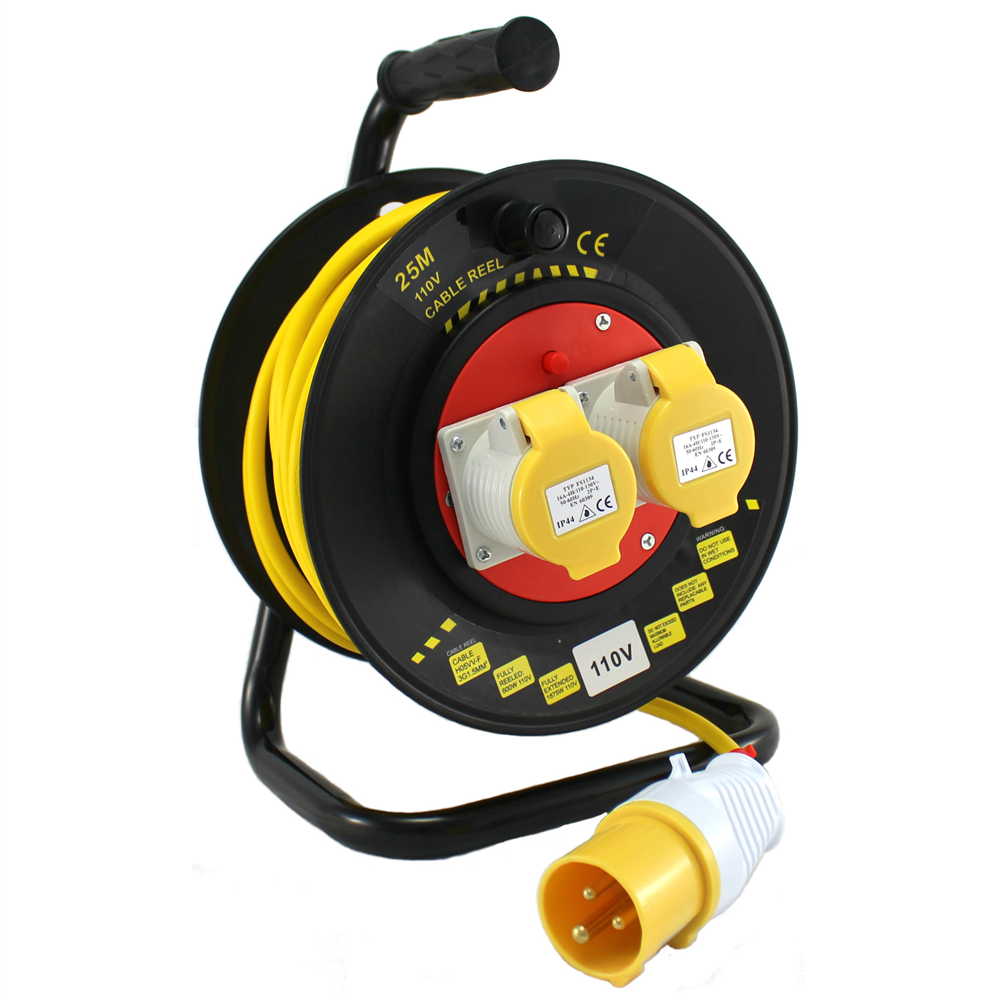 Electro Electrical Site 16 Amp Extension Lead Cable Reel 110V | DJM Direct