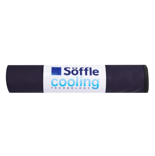 Soffle Waffle Towel - Black/Silver