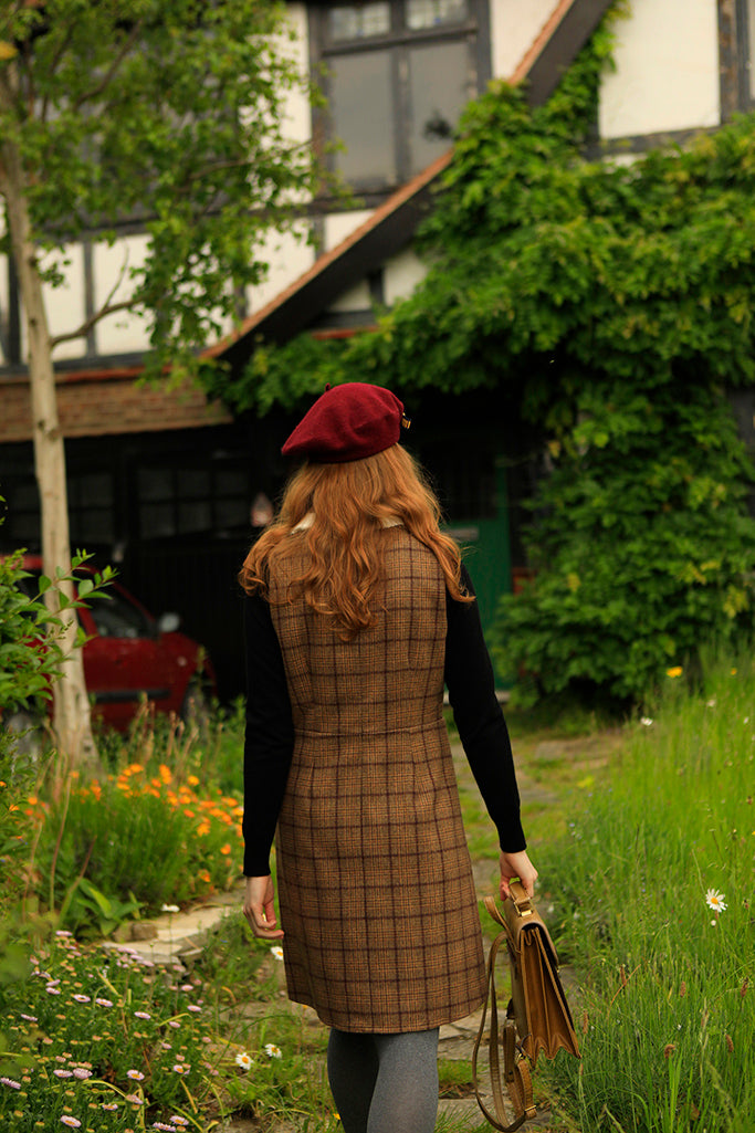 Sinclair Dress (Brown) (3)