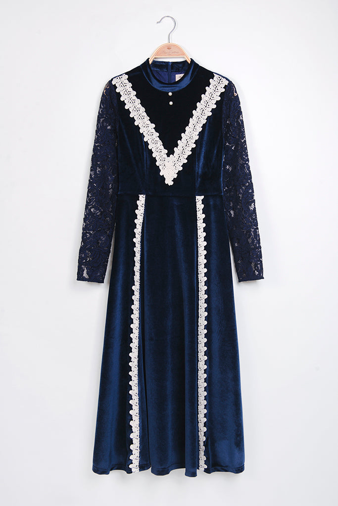 Midnight Velour Dress 15