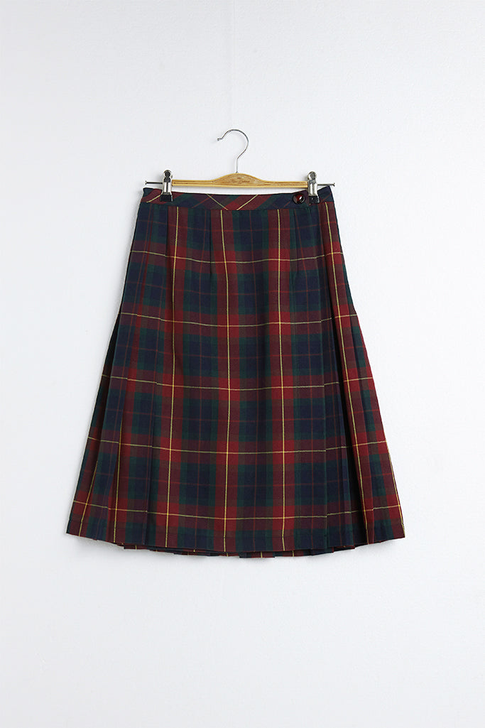 Tartan Pleated Skirt8