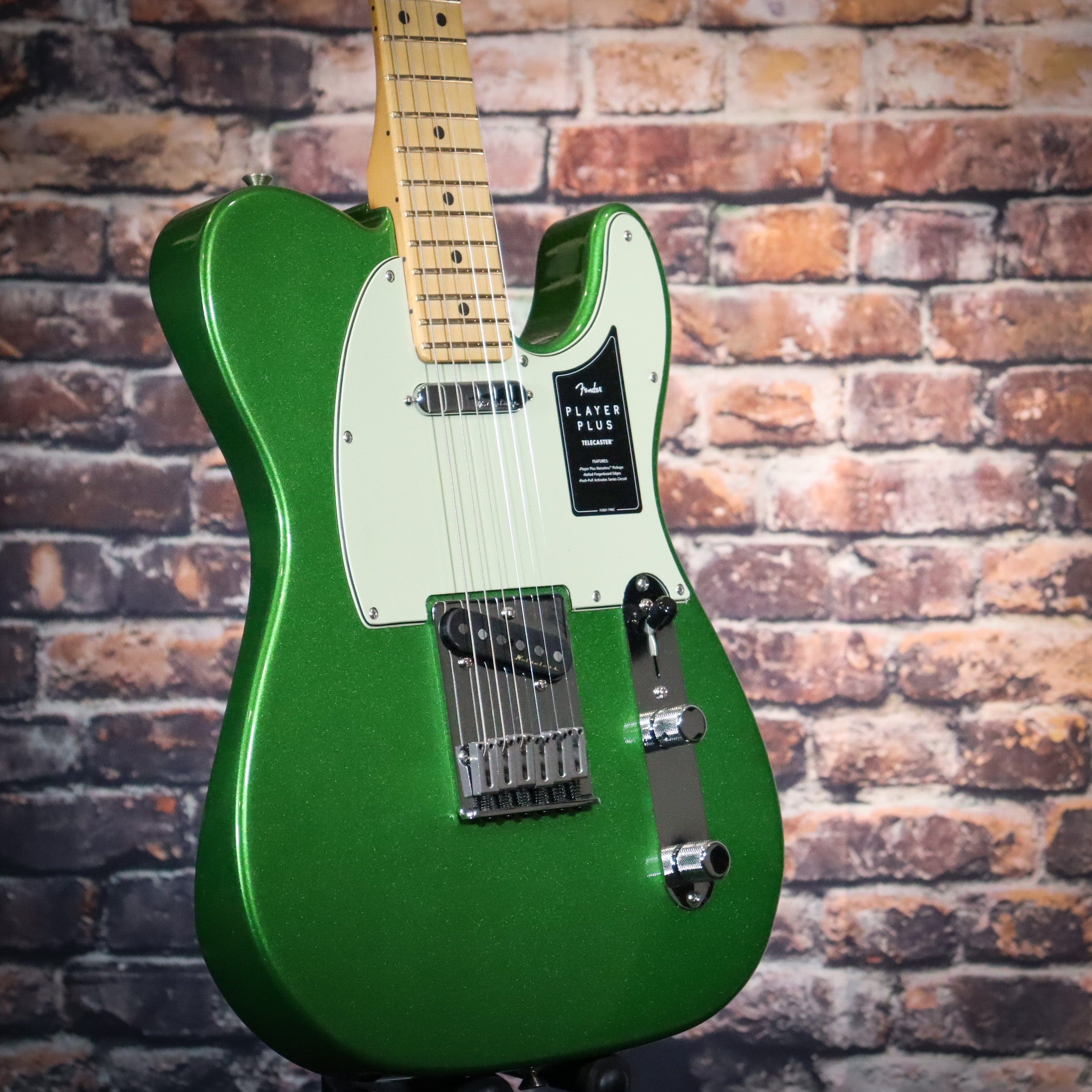 Fender エレキギター Player Plus Telecaster?, Maple Fingerboard, Cosmic Jade ギター