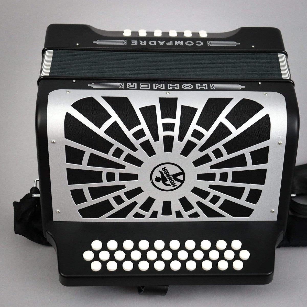 Hohner Compadre Diatonic Black Accordion | GCF – Yandas Music