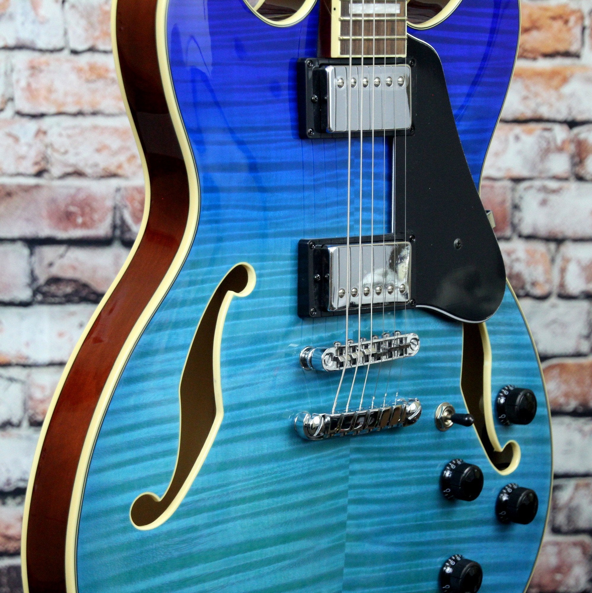 Ibanez AS73FM Azure Blue Gradation セミアコ 「ELDEN - www