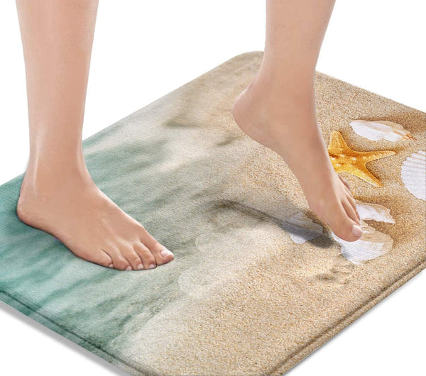 Caribbean Waters - Bath Mat — Beach Surf Decor by Nature