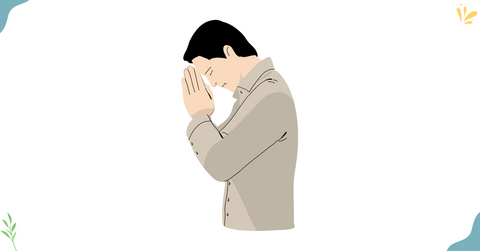 Man praying