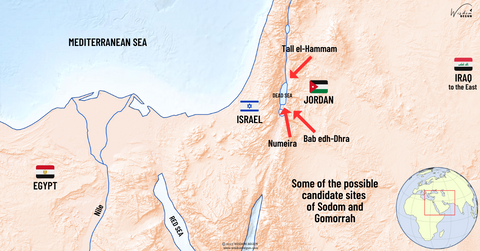 Sodom and Gomorrah Candidate Sites