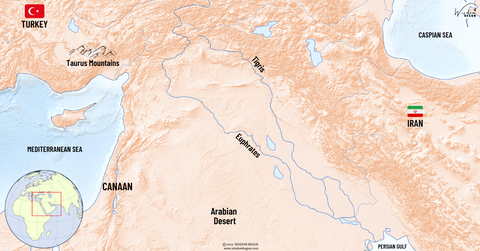 Tigris and Euphrates rivers