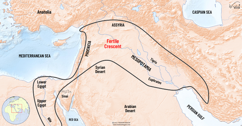 The Fertile Crescent in Mesopotamia